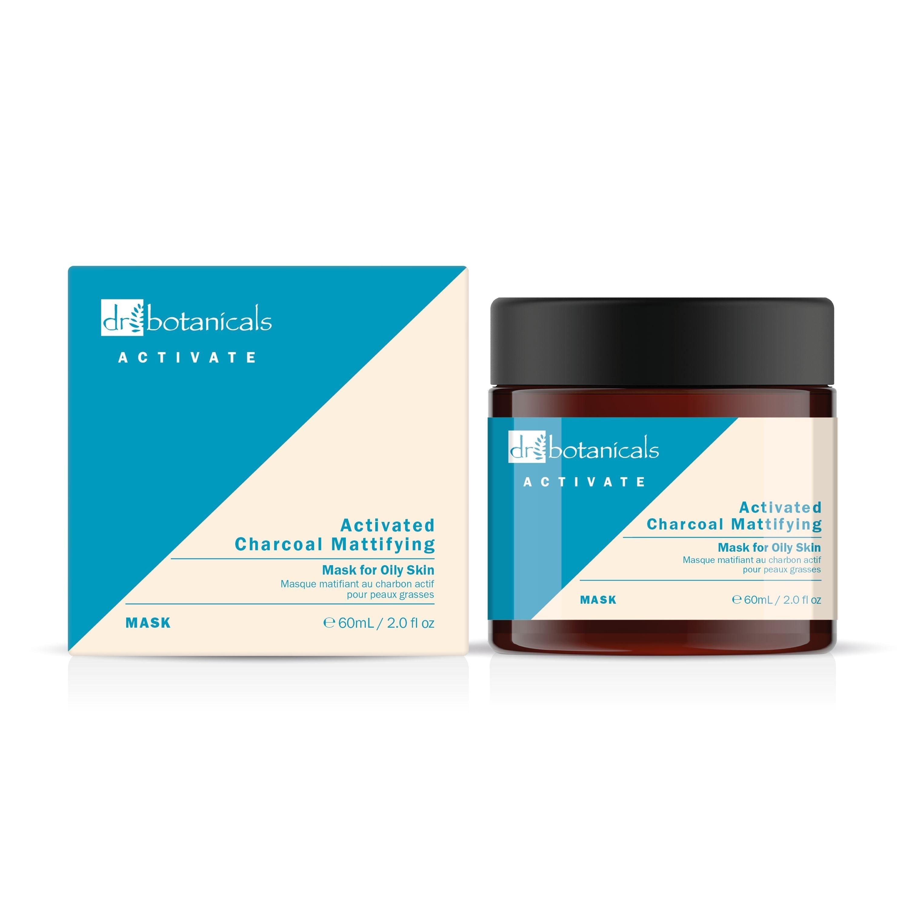Activate Charcoal Mattifying Mask for Oily Skin 60ml Twin Value Savings Pack