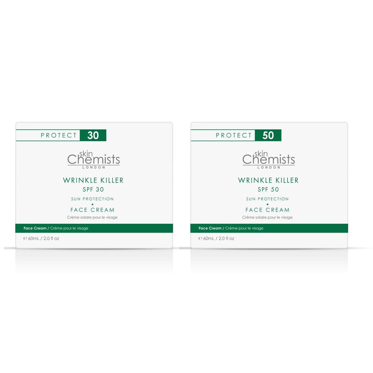 Wrinkle Killer Sun Protection SPF Duo - skinChemists
