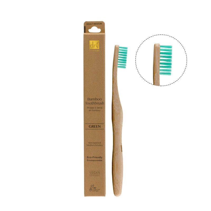 Bamboo Toothbrush Green - skinChemists