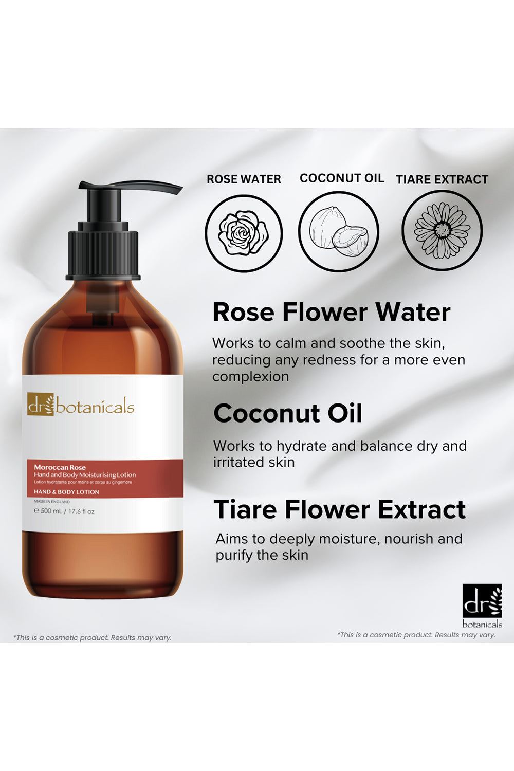 DB Moroccan Rose Antibacterial Hand & Face Cleansing Wash and Hand and Body Moisturising Lotion - skinChemists