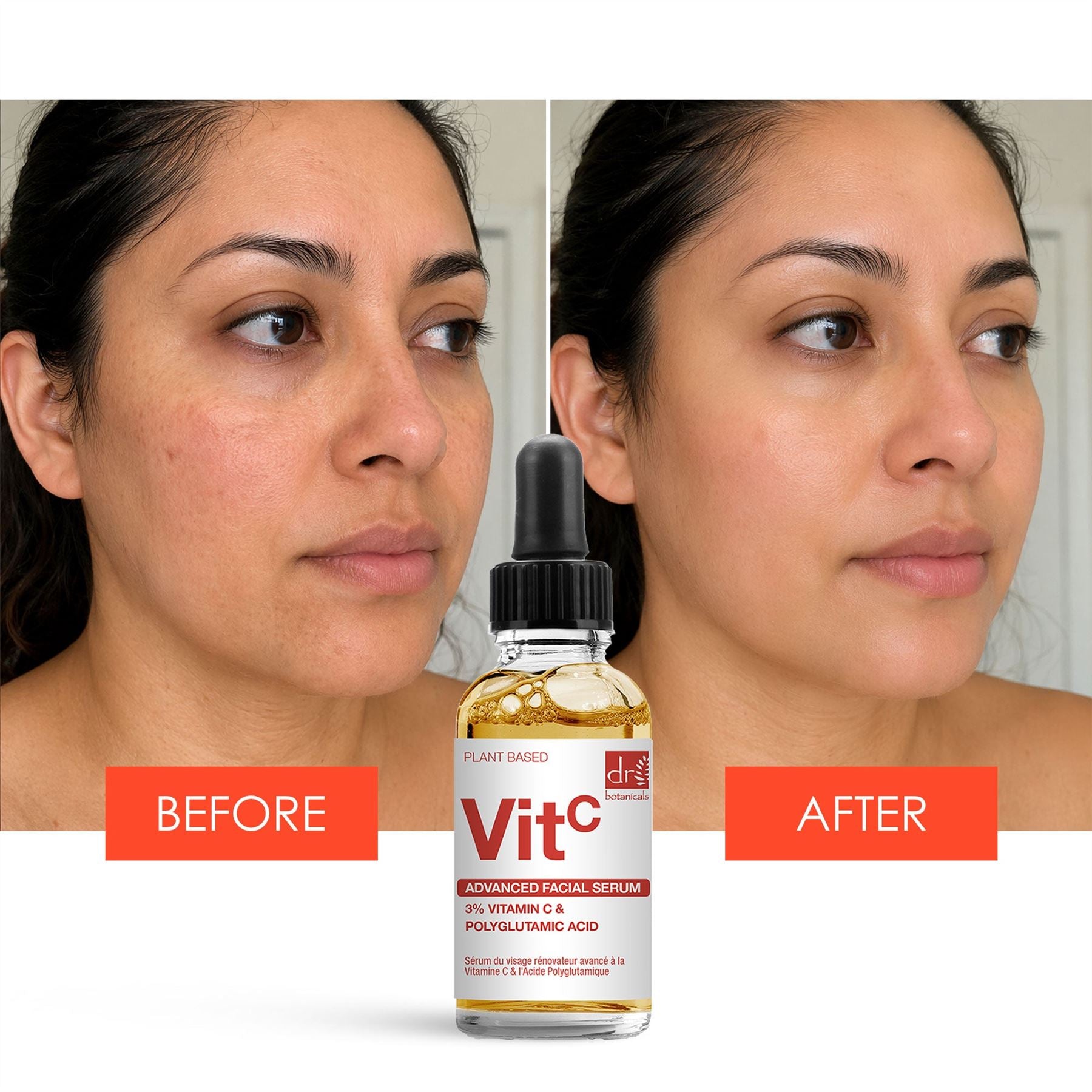 Dr Botanicals Apothecary Advanced Facial Serum 3% Vitamin C & Polyglutamic Acid 30ml