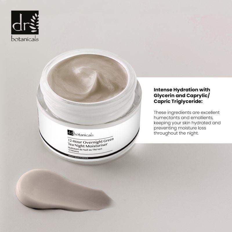 12-Hour Overnight Green Tea Night Moisturiser 50ml