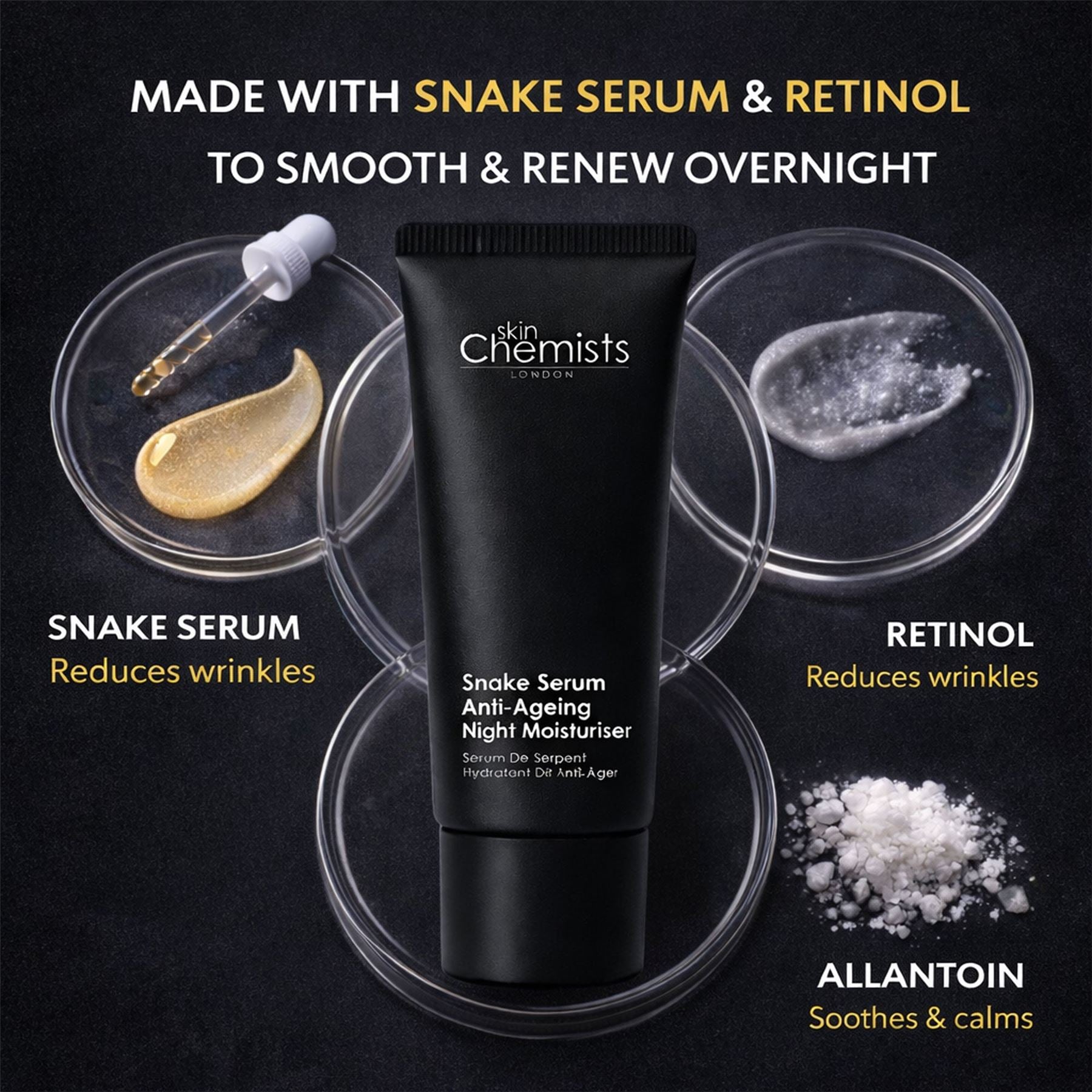 skinChemists Snake Venom Anti-Ageing Night Moisturizer 50ml