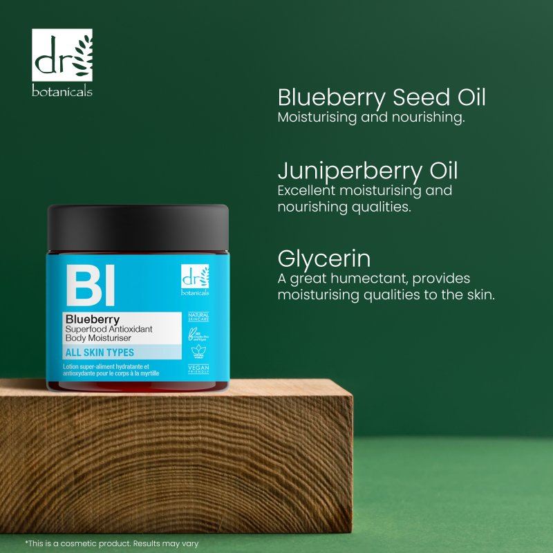 Advanced Blueberry Superfood Antioxidant Body Moisturiser 60ml