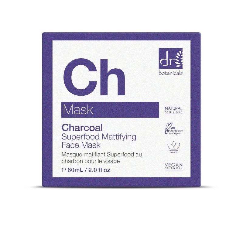 Charcoal Superfood Mattifying Face Mask 60ml - skinChemists