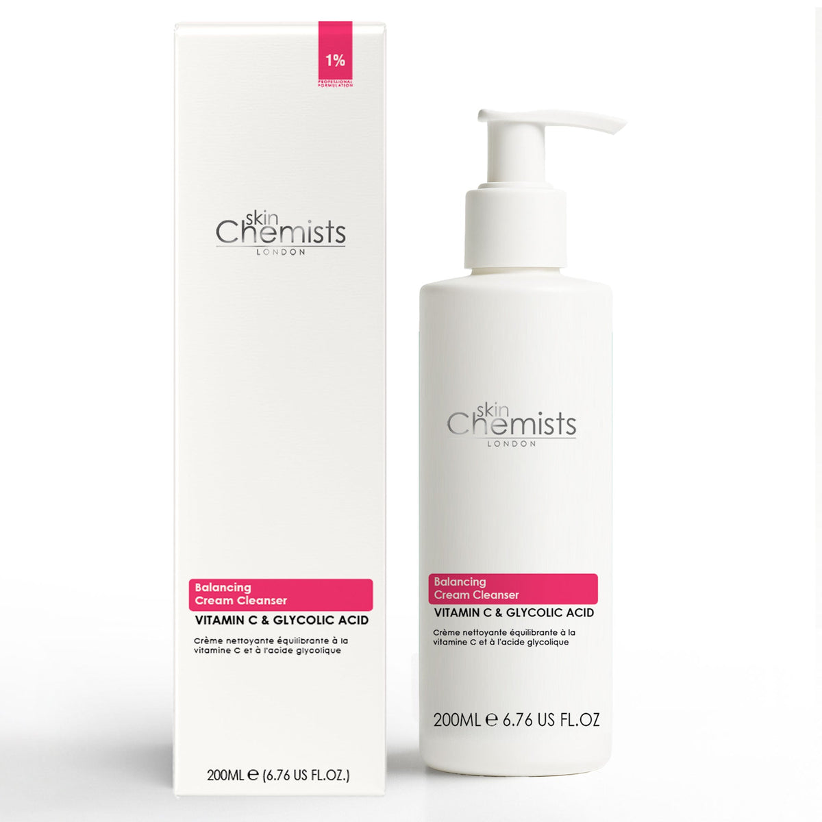 Balancing Vitamin C & Glycolic Acid Cream Cleanser 200ml - skinChemists