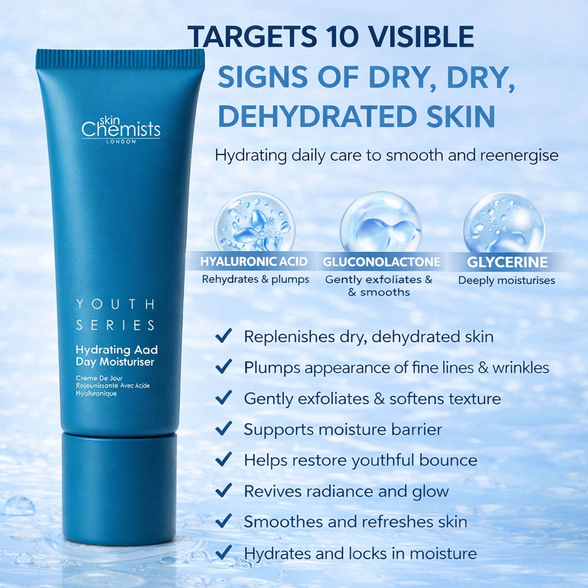 Hyaluronic Acid Day Moisturiser 50ml - skinChemists