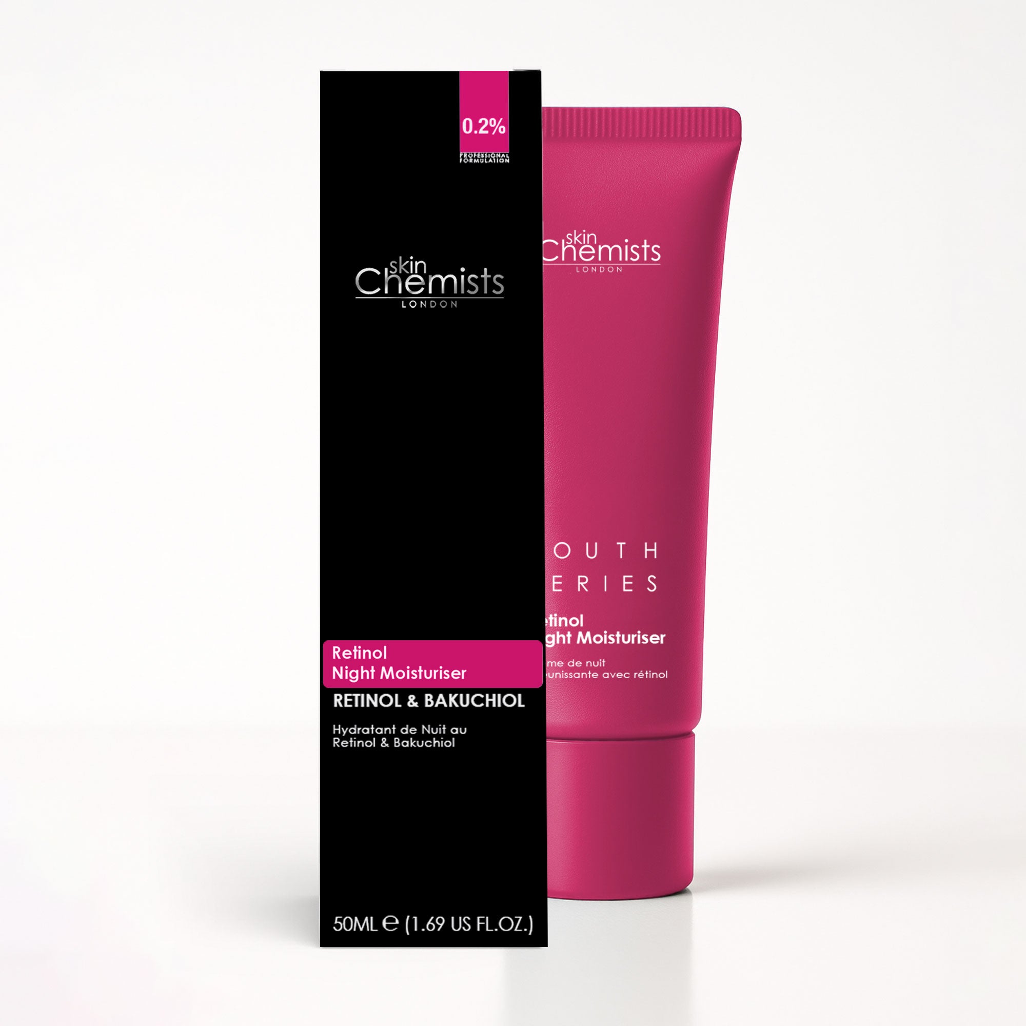 skinChemists Retinol Bakuchiol Nachtcreme Anti-Aging 50ml