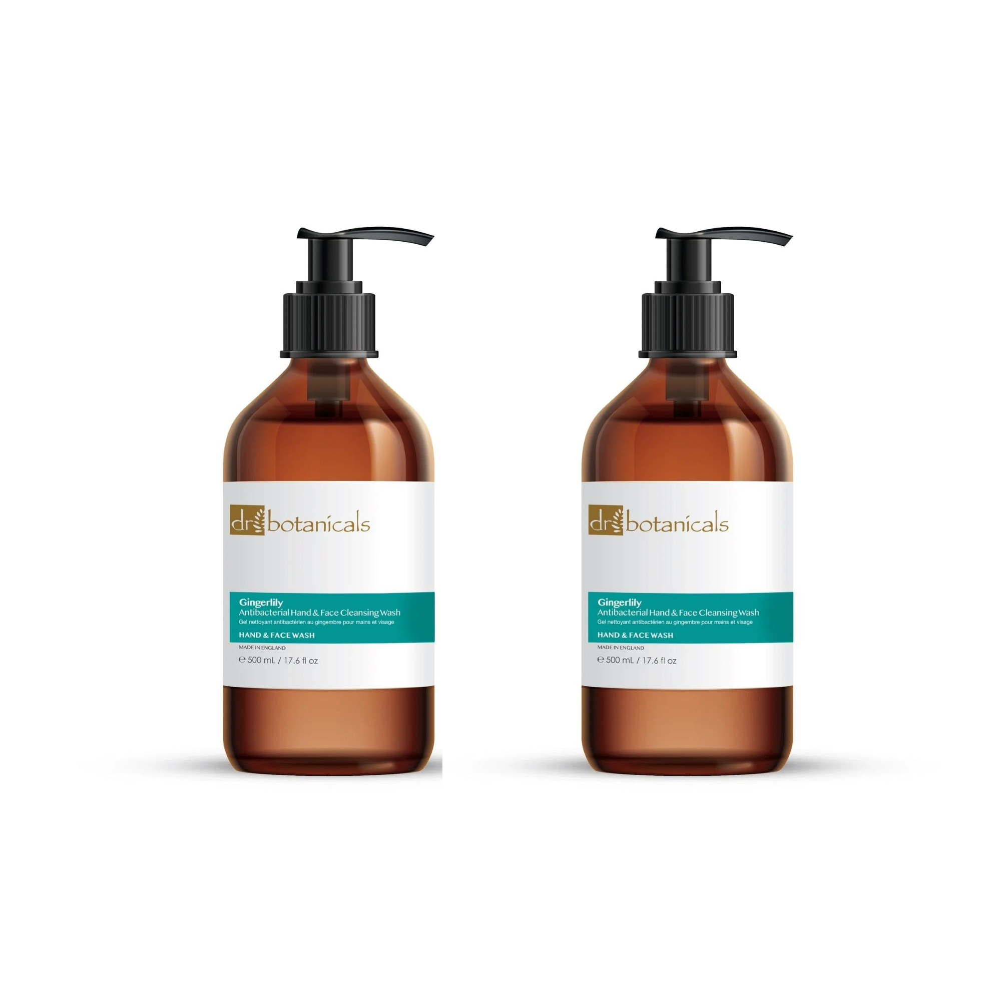 Gingerlily Hand & Face Cleansing Wash 500ml Twin Value Savings Pack