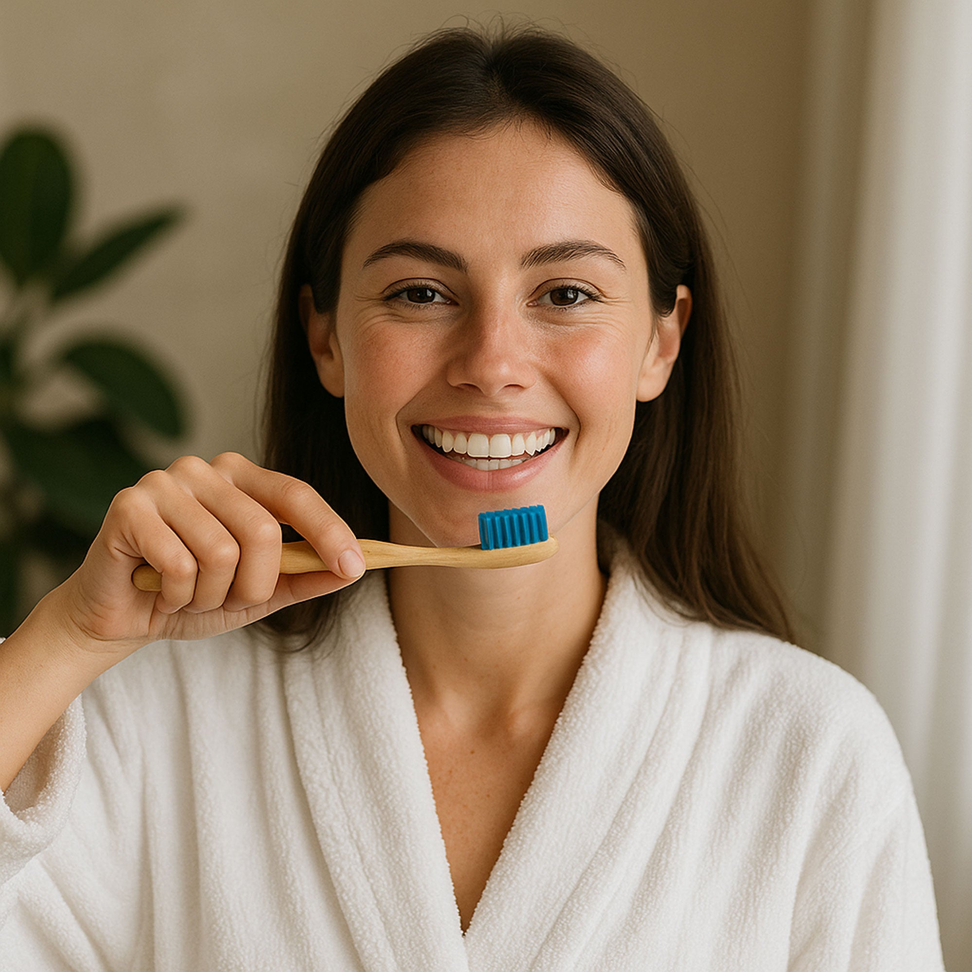 Bamboo Toothbrush Blue