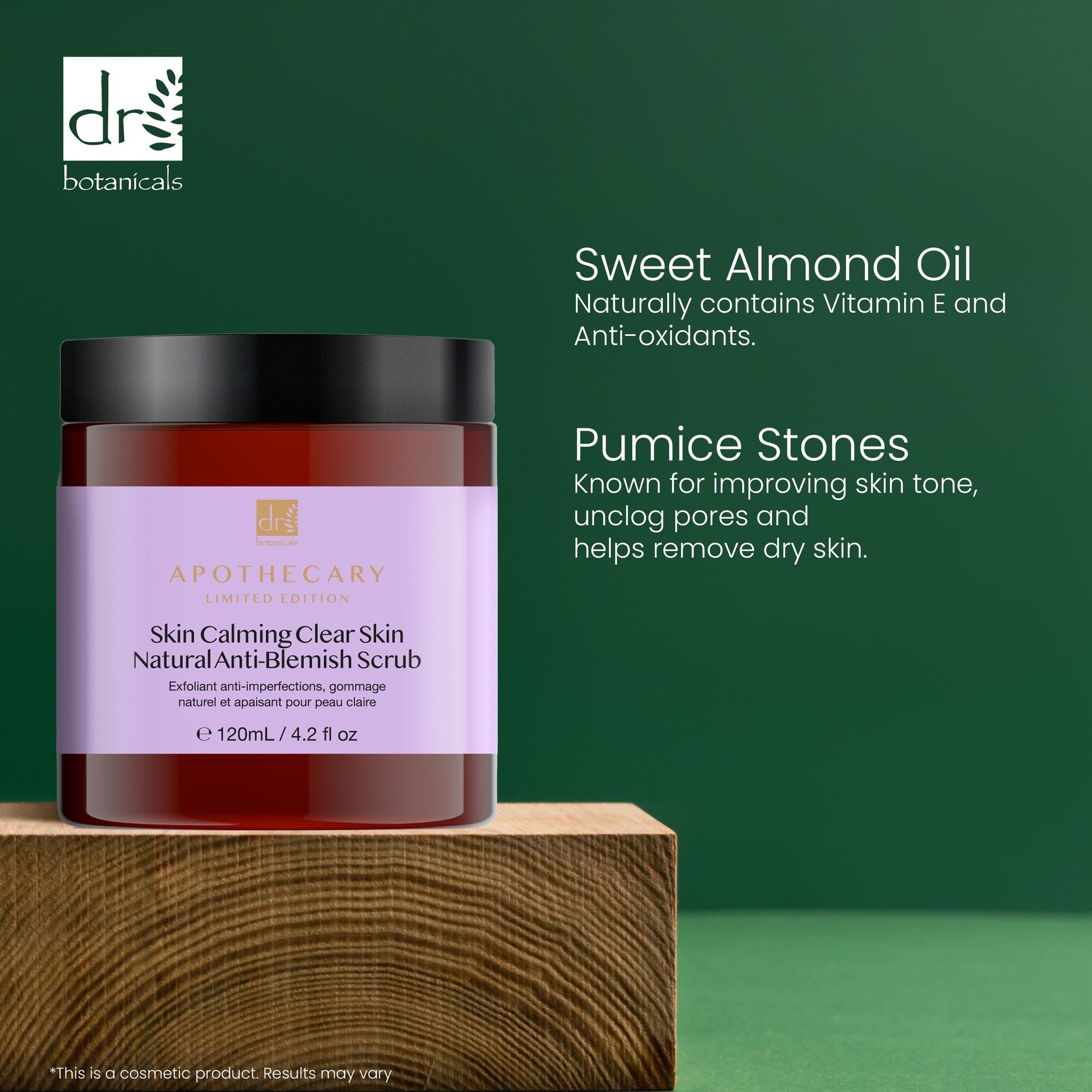 Skin Calming Clear Skin Natural Anti-Blemish Scrub 120ml