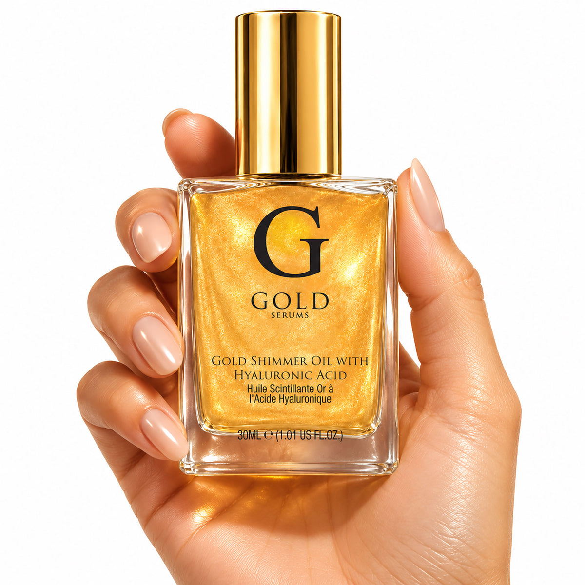 Gold-Schimmeröl mit Hyaluronsäure 30ml