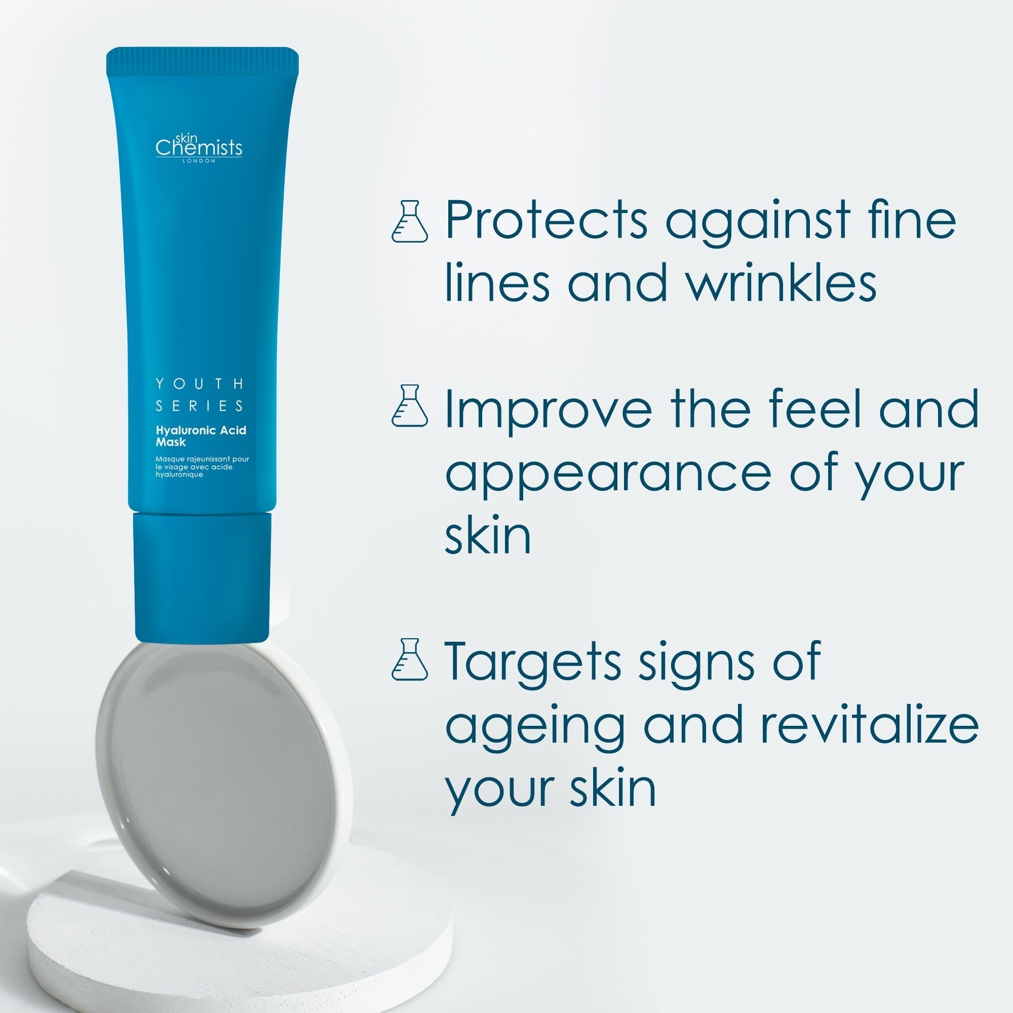 Youth Series 1% Hyaluronsäure-Maske 50ml x 2 Duo-Pack