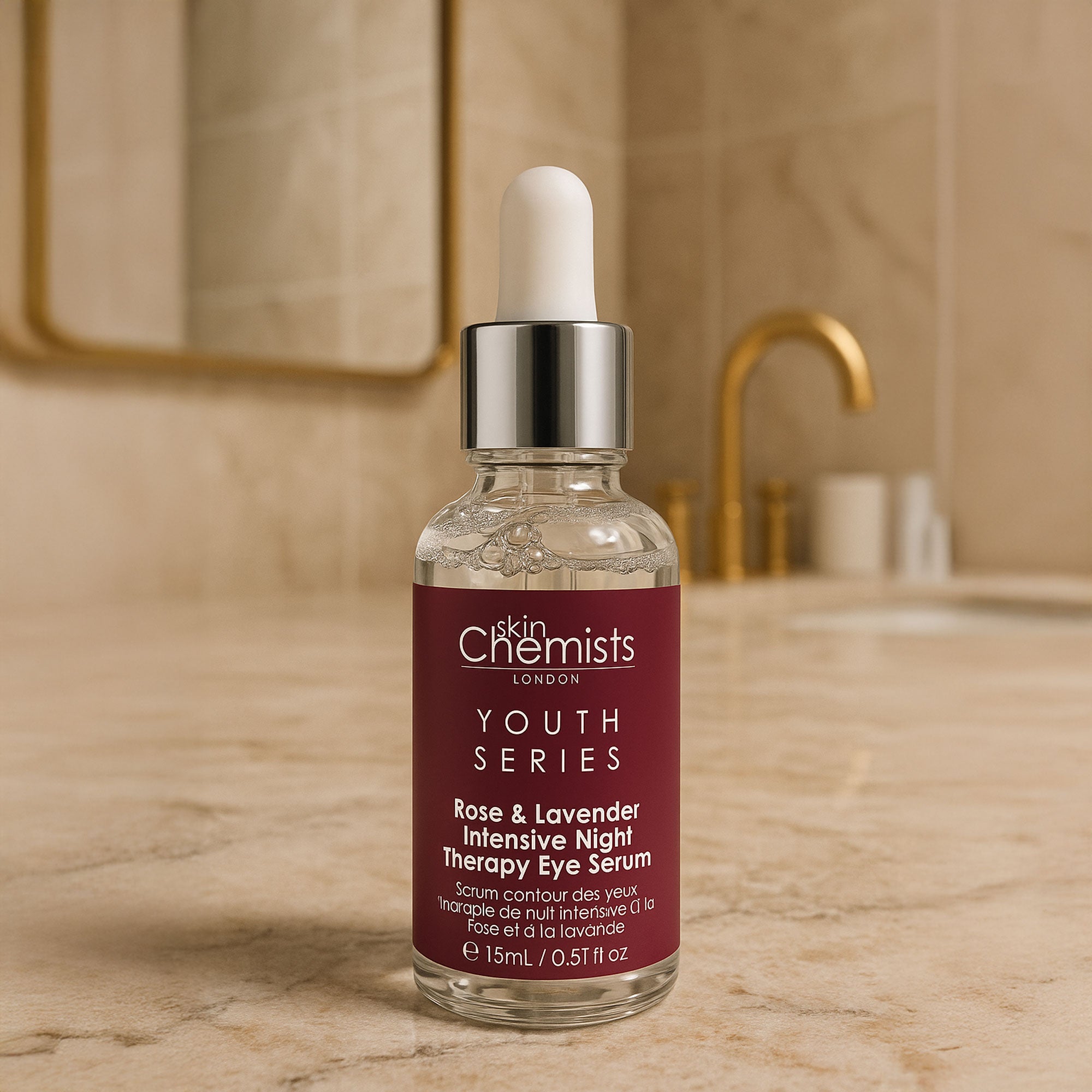 Youth Series Rose & Lavender Intensive Night Therapy Eye Serum 15ml