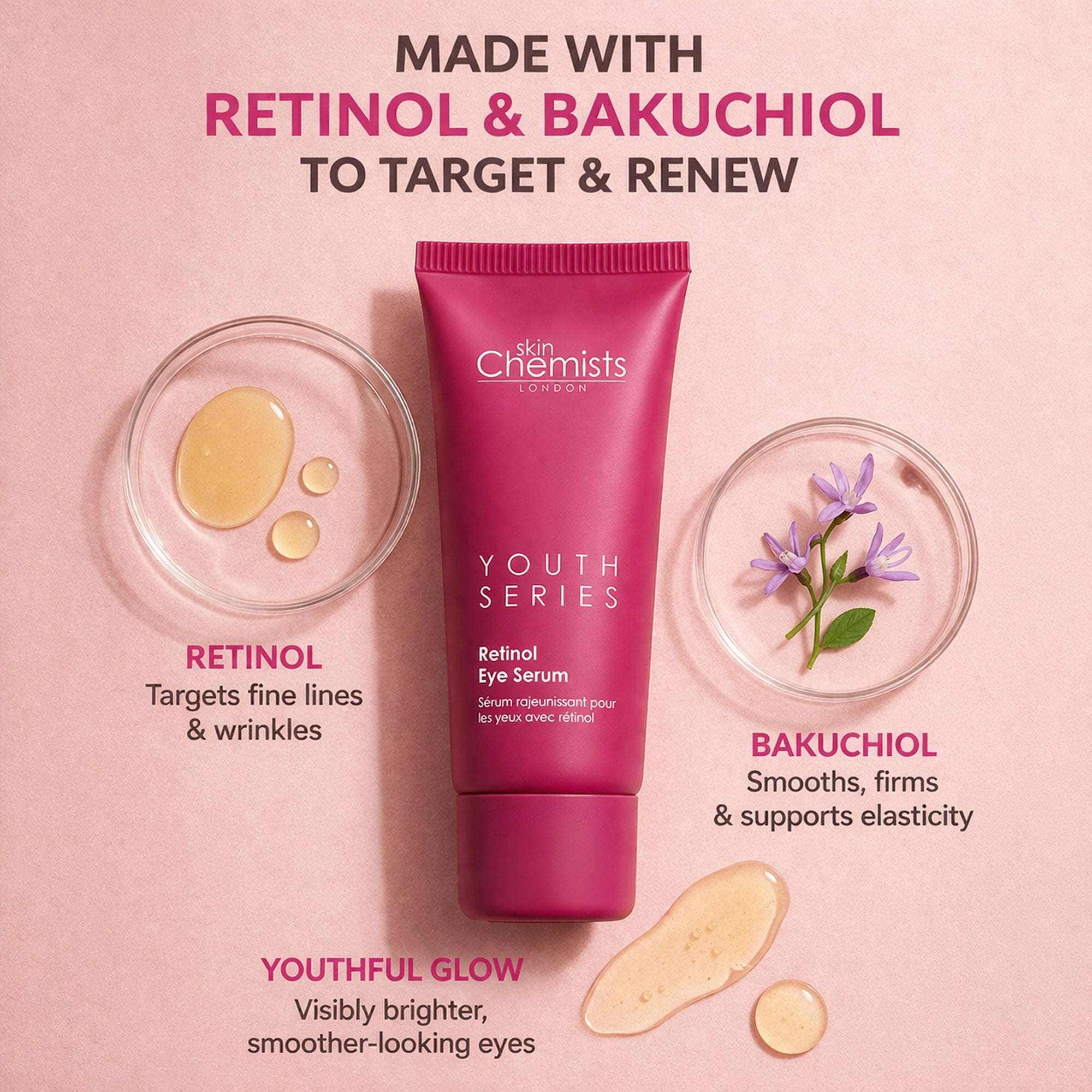 Youth Series Retinol & Bakuchiol Eye Serum 15ml