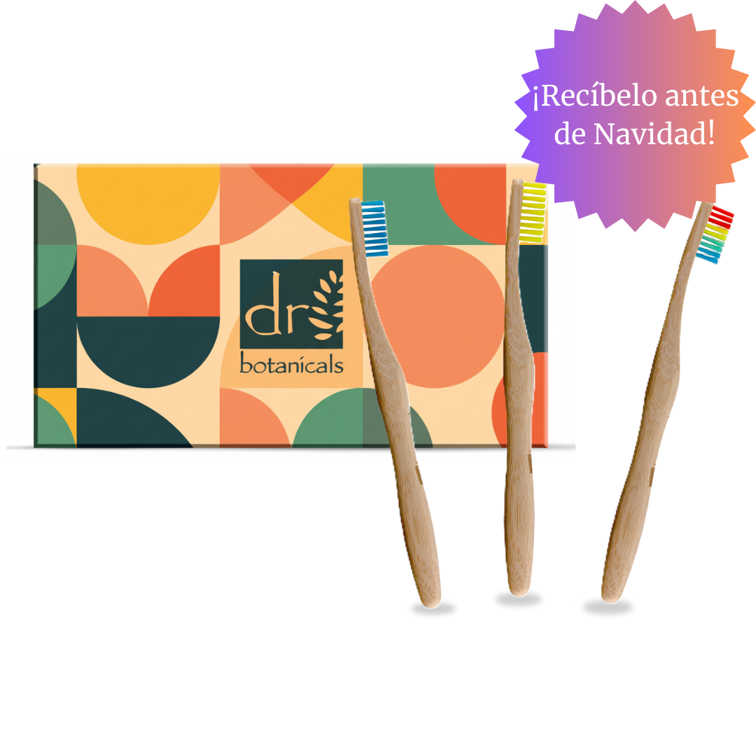 Vibrant Bamboo Toothbrush Kit