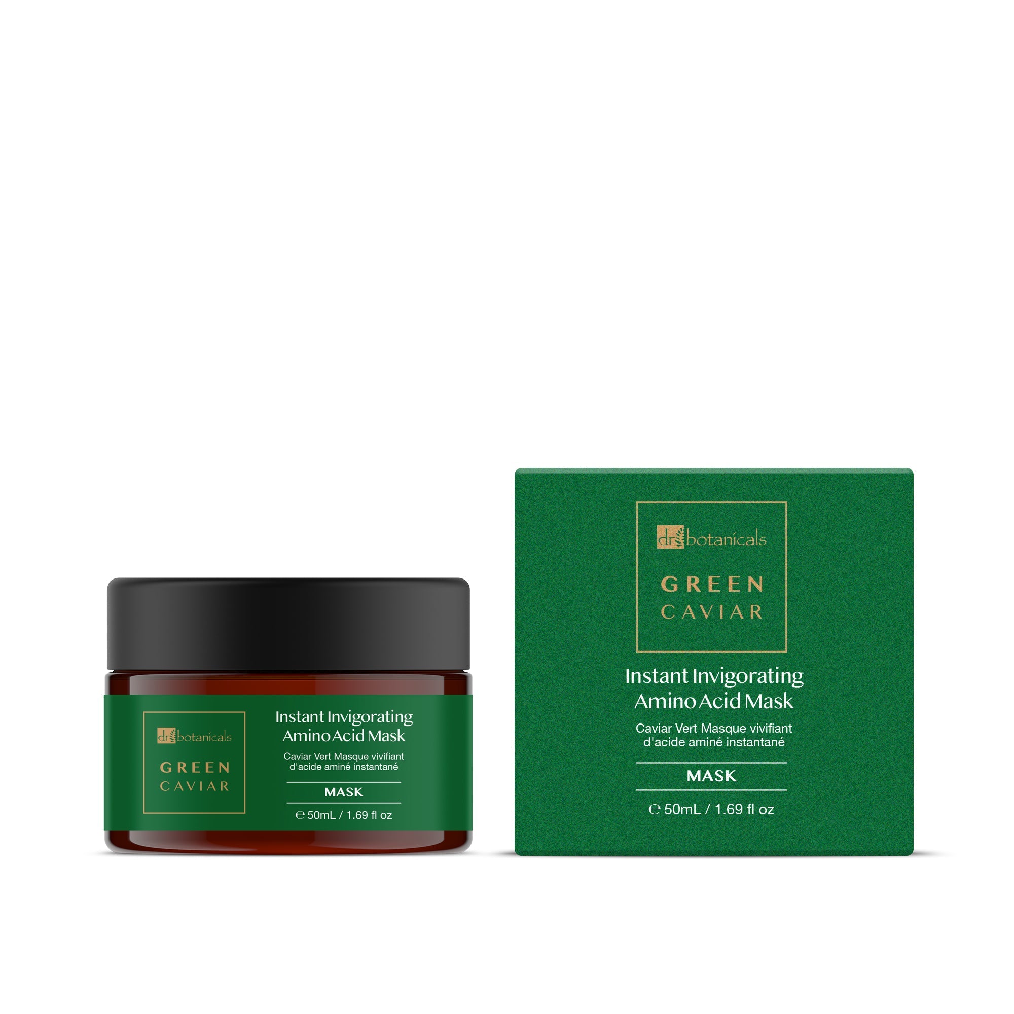 Crème de nuit et masque anti-âge au caviar vert