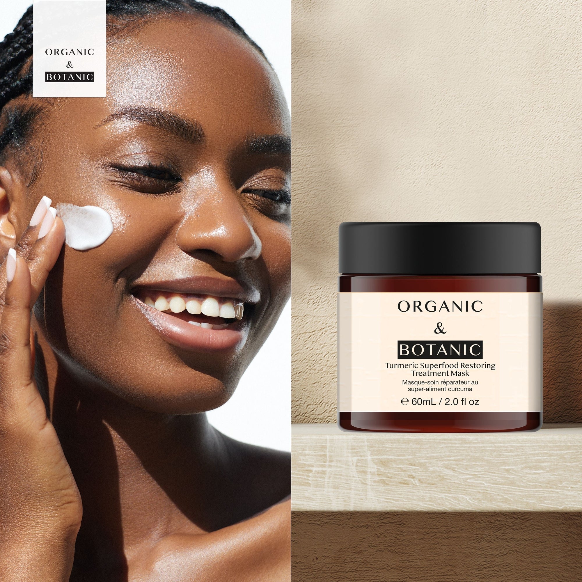 Hochwirksame Kurkuma-Superfood-Regenerationsmaske 60 ml