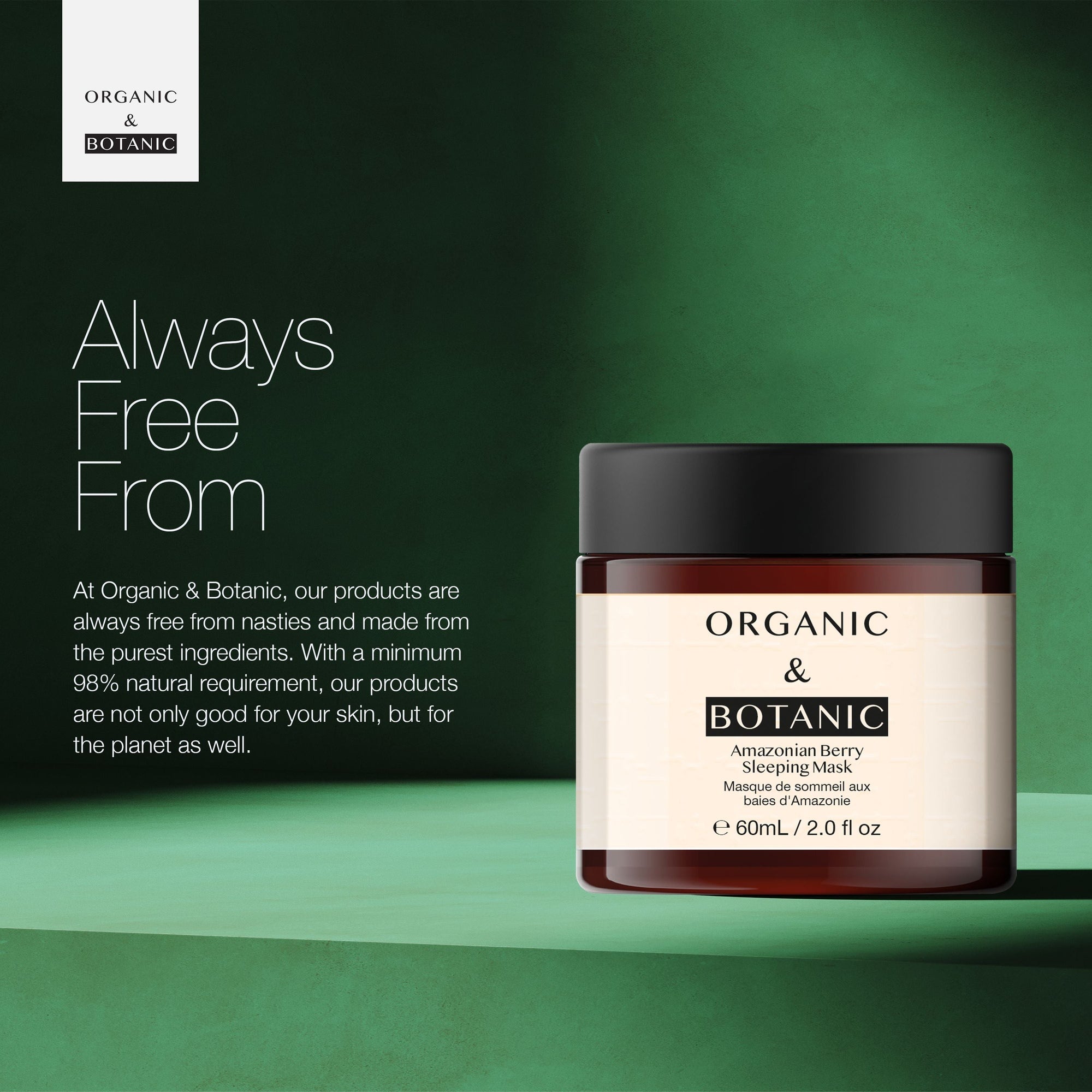 Amazonian Berry Sleeping Mask 60ml x 2 Duo Pack