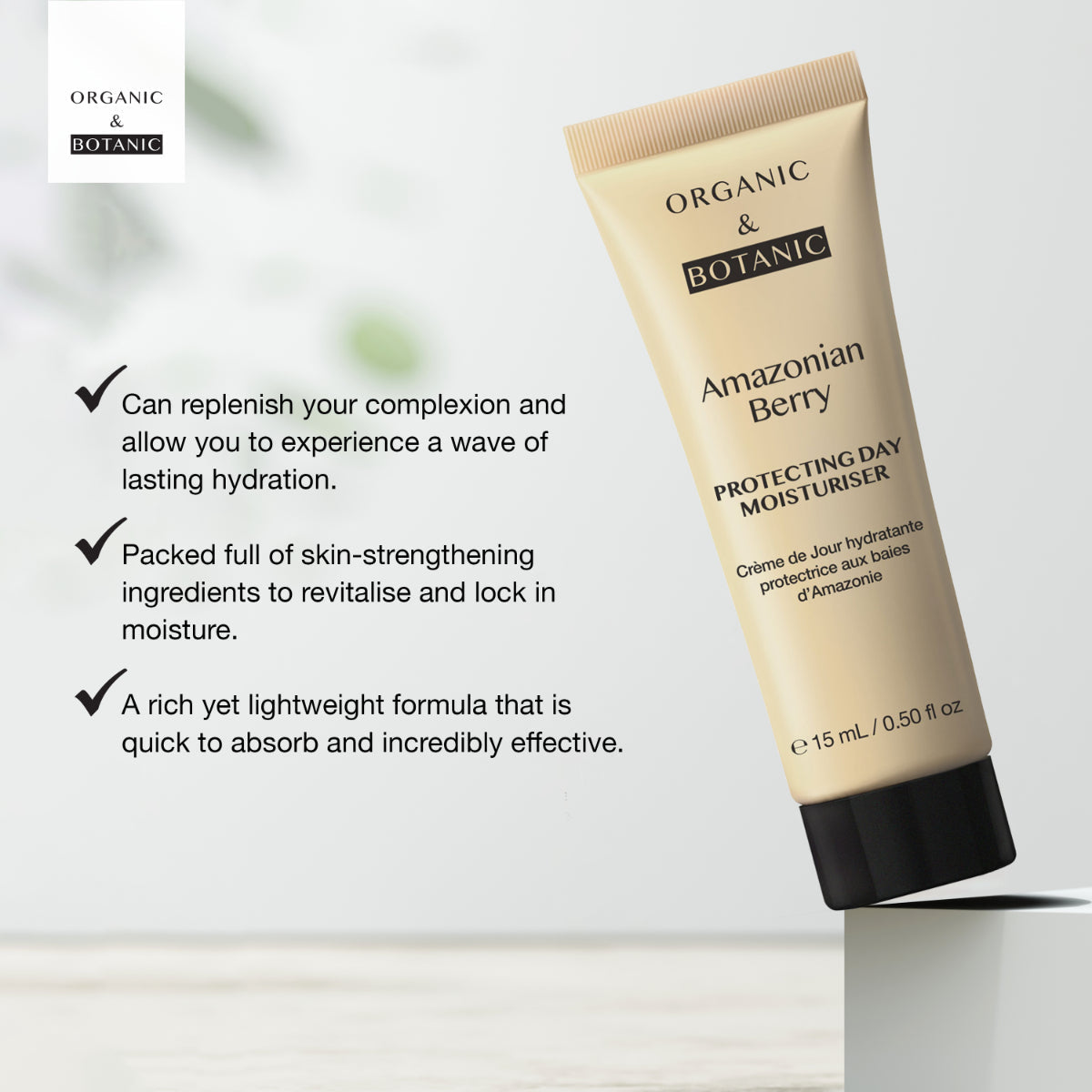 Crème de jour aux baies d'Amazonie, kit duo 15 ml