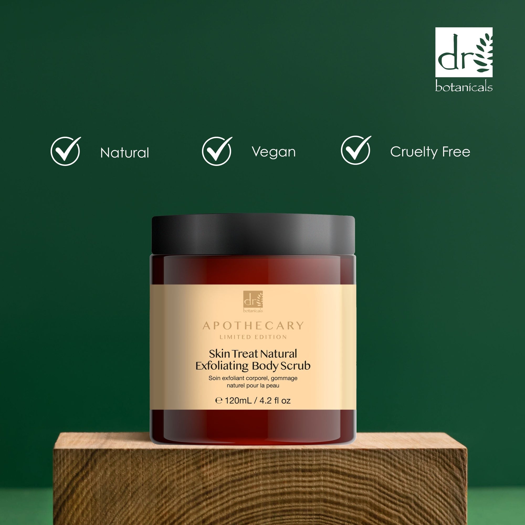 Skin Treat Natürliches Körperpeeling 120 ml Doppelpack