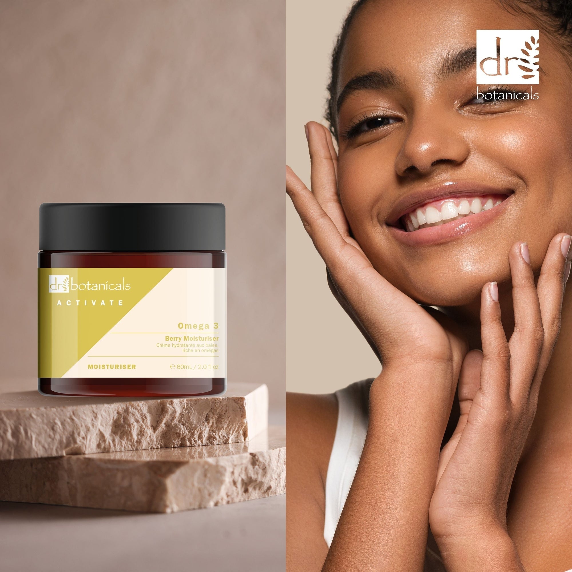 Activate Omega 3 Berry Moisturiser 60ml Twin Value Savings Pack