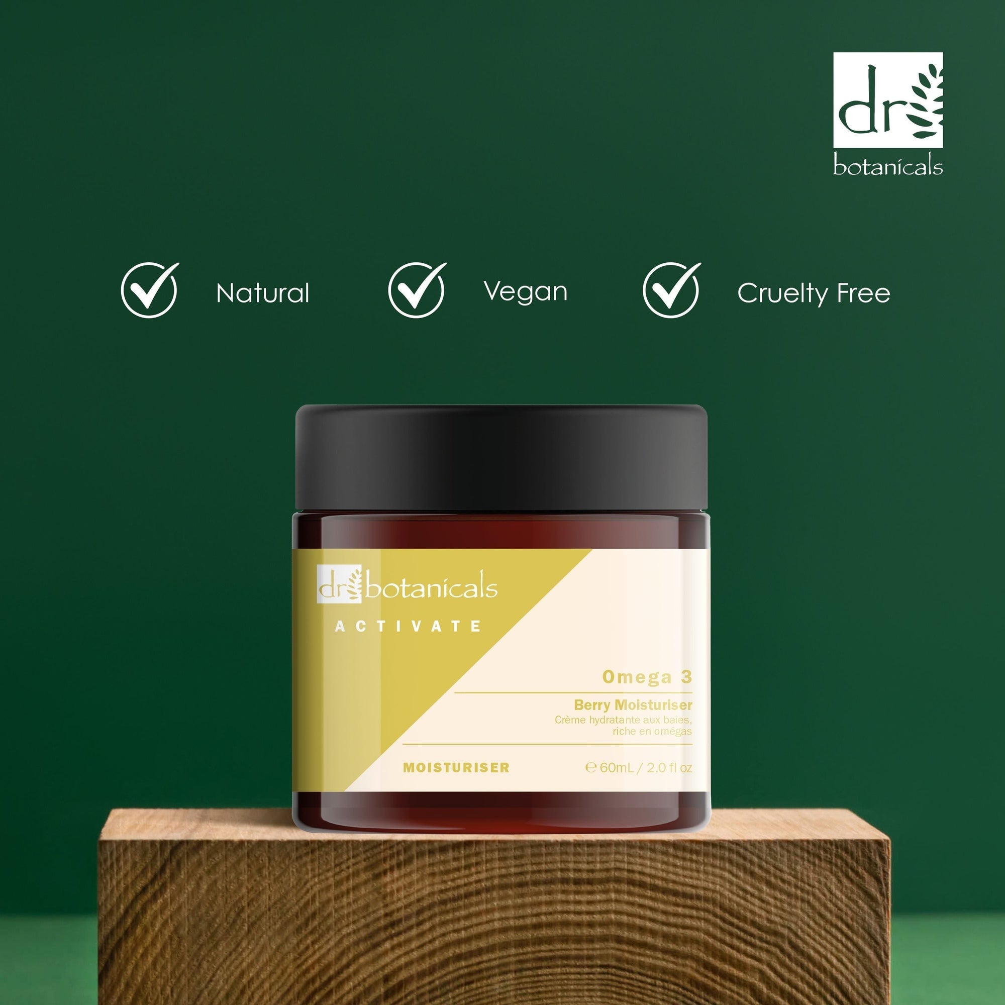 Activate Omega 3 Berry Moisturiser 60ml Twin Value Savings Pack