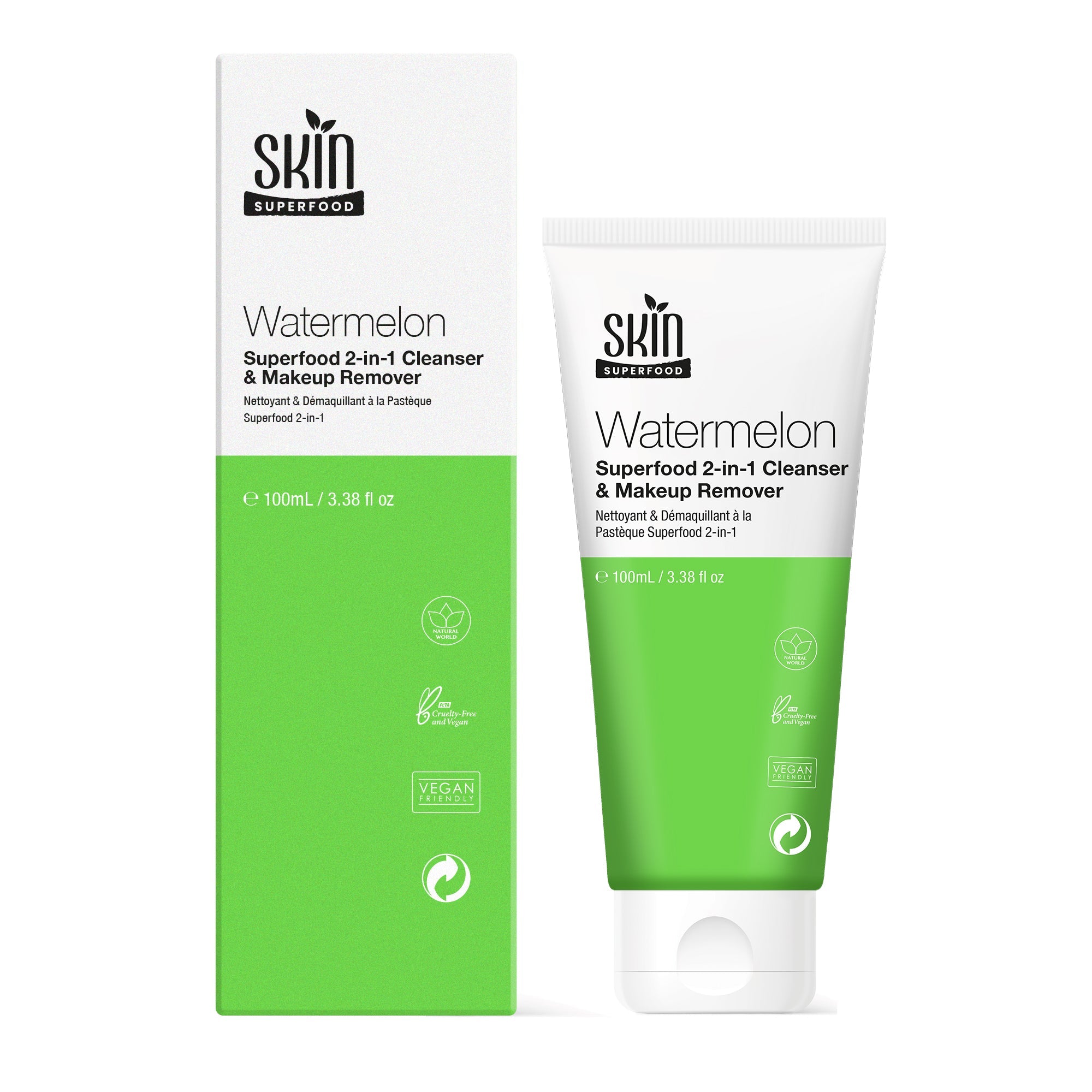 Watermelon Superfood 2-in-1 Cleanser & Makeup Remover 100ml