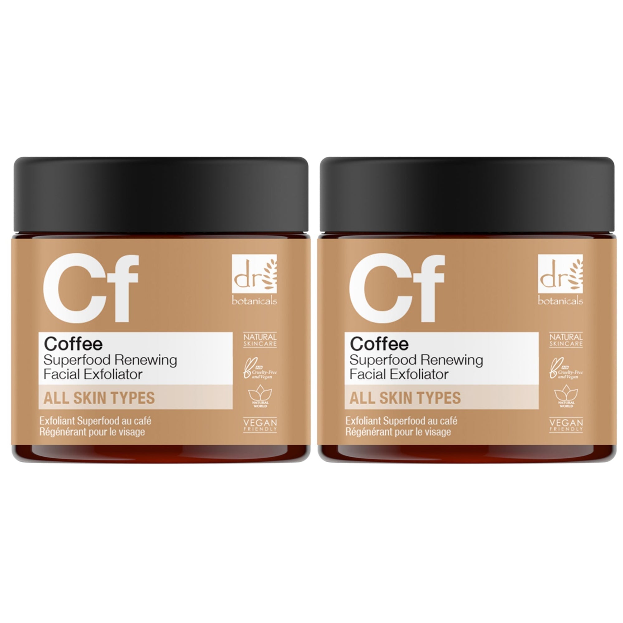 Advanced Coffee Superfood Renewing Facial Exfoliator 60ml x 2 Duo Pack