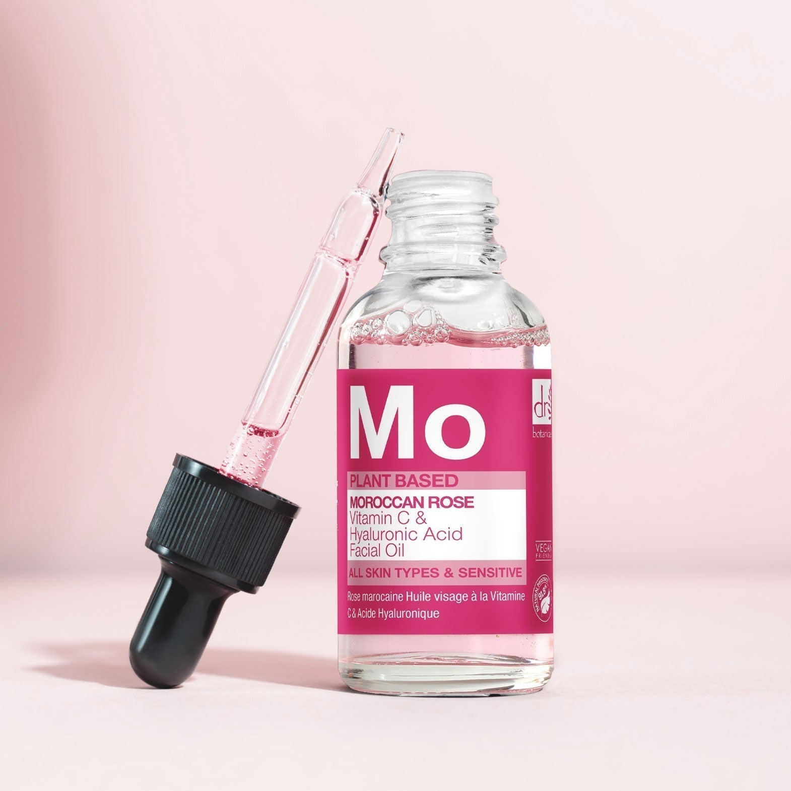 Moroccan Rose Facial Oil with Hyaluronic Acid & Vitamin C 15ml