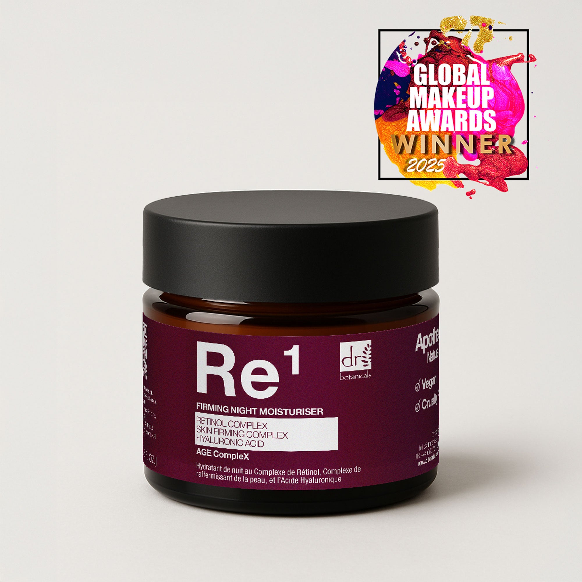 Retinol Complex 1%, Skin Firming Complex 1% & Hyaluronic Acid 1% Night Moisturiser 60ml