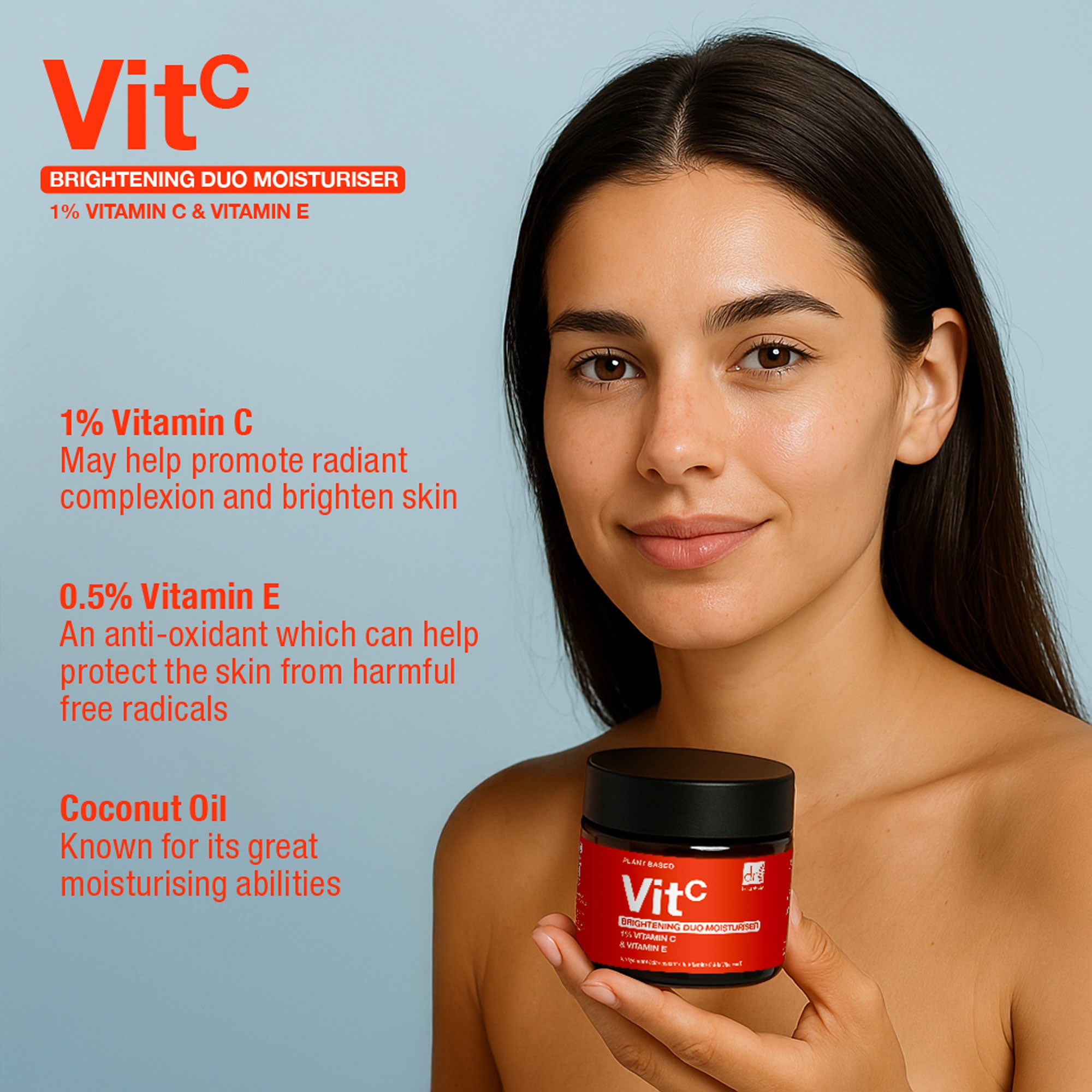 Brightening Duo Moisturiser with 1% Vitamin C & Vitamin E 60ml