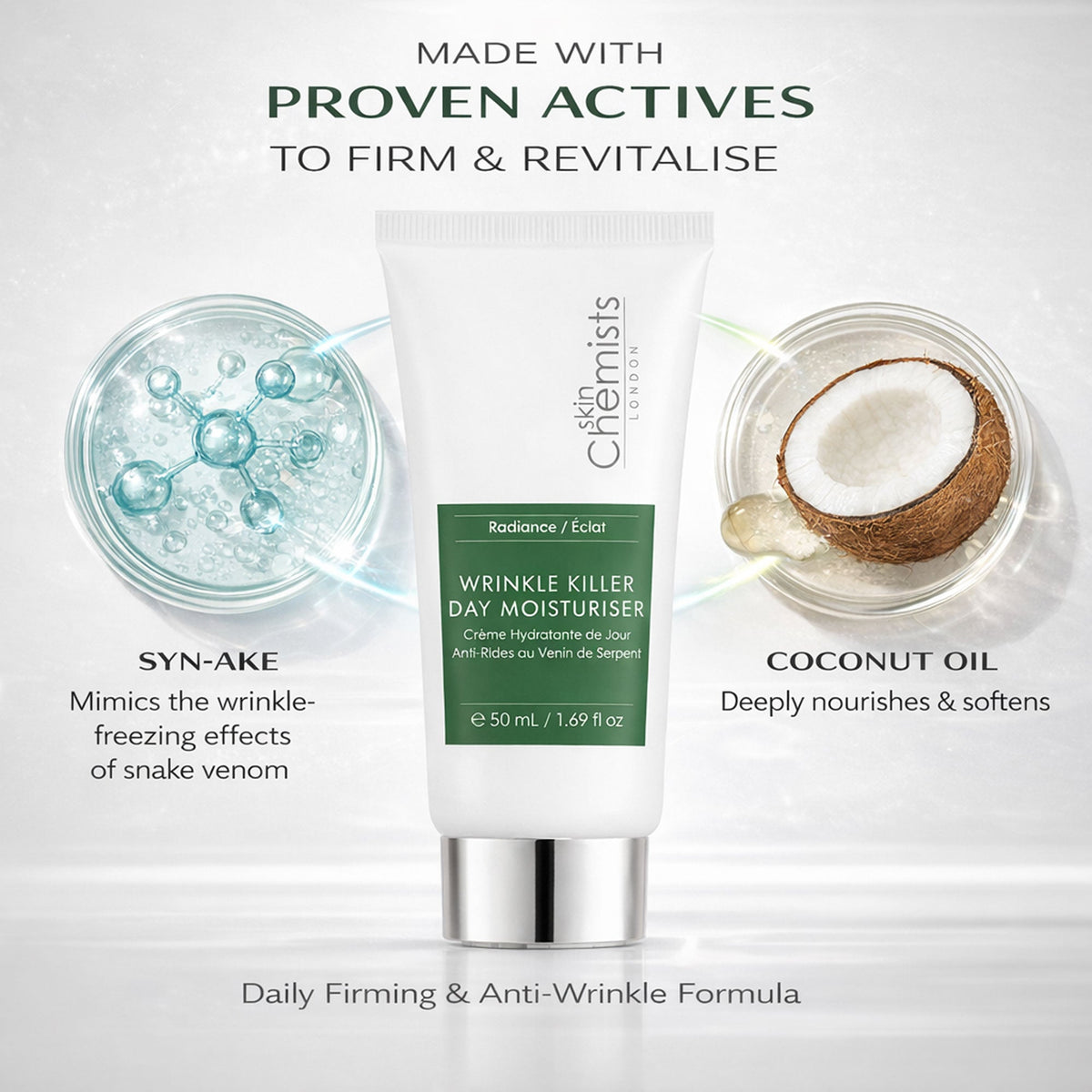 Wrinkle Killer Day Moisturiser 50ml - skinChemists