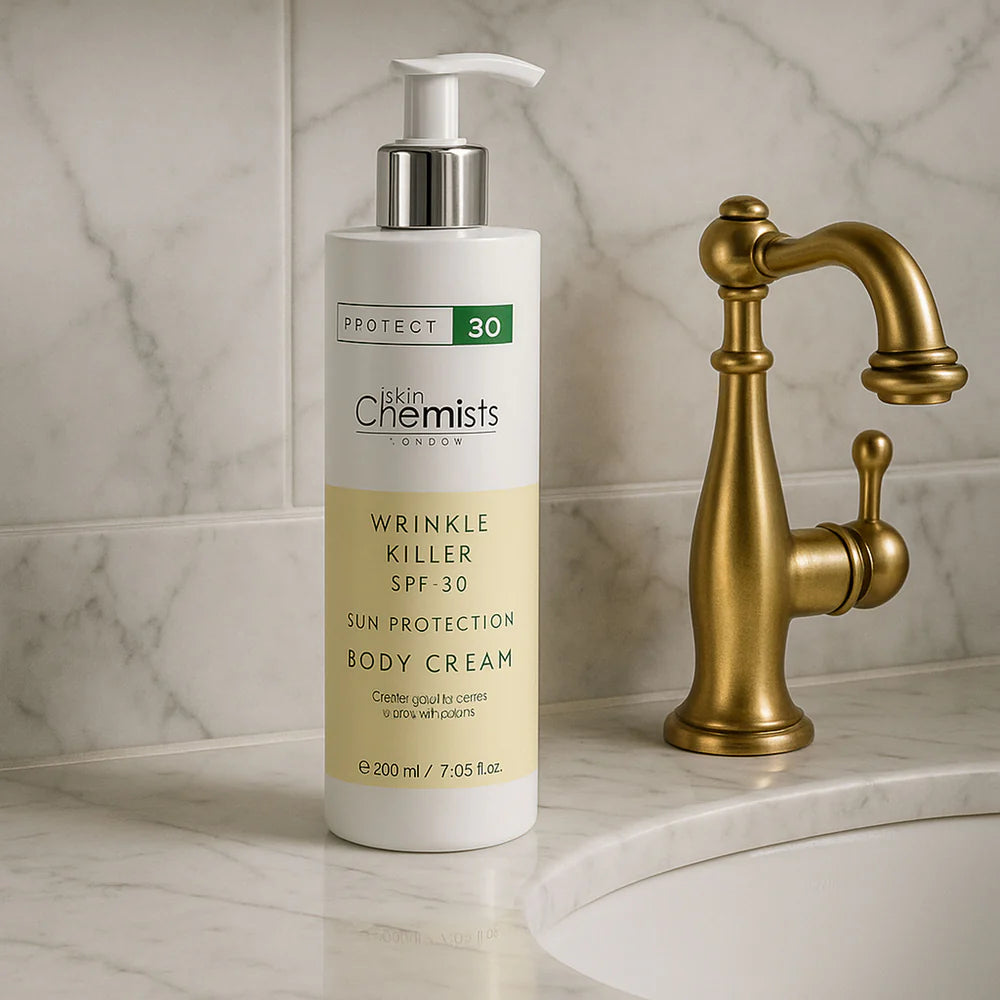 Crème corporelle anti-rides avec protection solaire SPF 30 200 ml