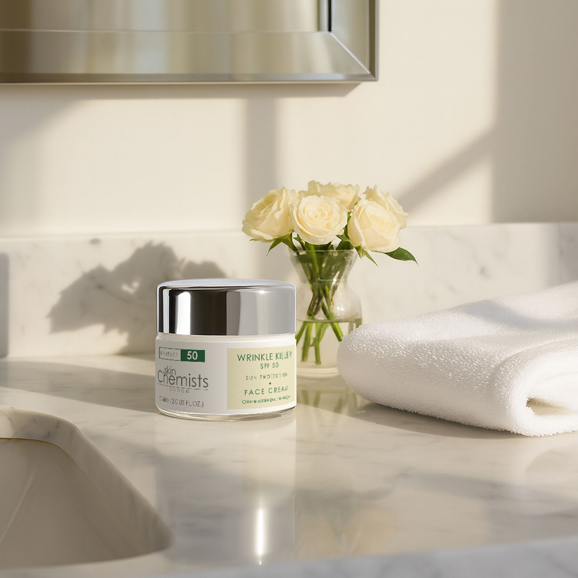 Wrinkle Killer Sun Protection Day Moisturiser SPF 50 60ml