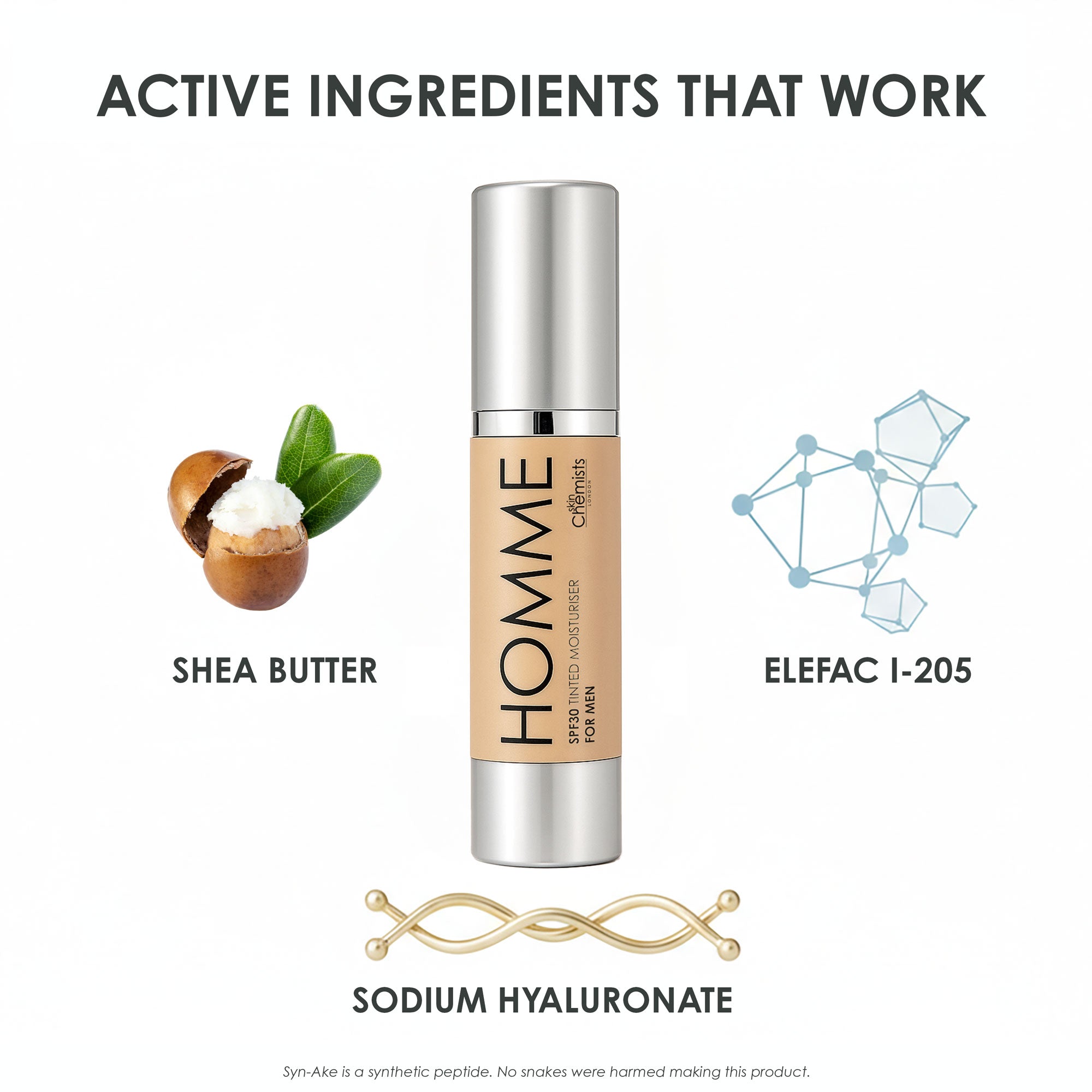 Men's Tinted Light Moisturiser SPF 30 50ml