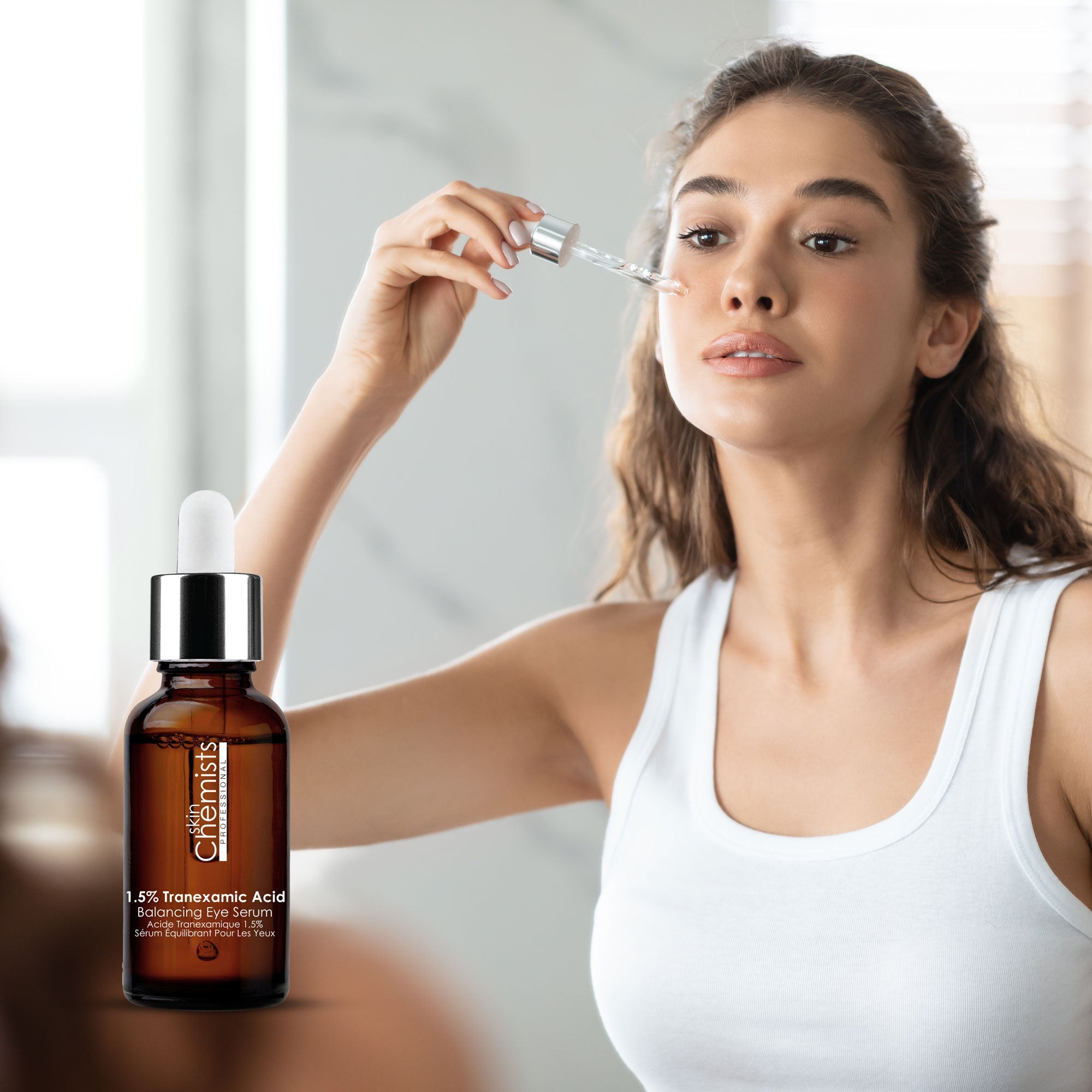 Augenserum mit 1,5 % Transexamsäure zur Regulierung des Gleichgewichts, 15 ml