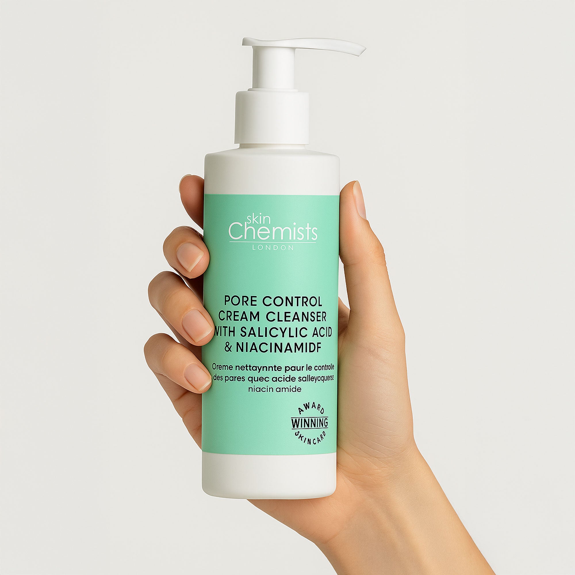 Pore Control Cream Cleanser with Salicylic Acid & Niacinamide 200ml