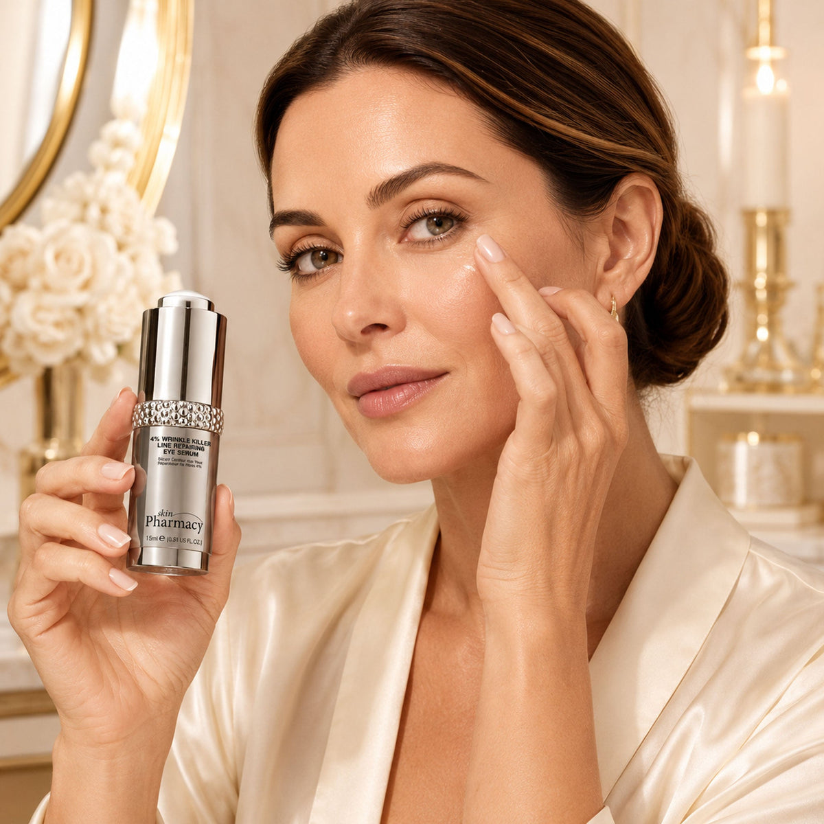 Siero contorno occhi riparatore delle rughe e antietà 4% Wrinkle Killer, 15ml