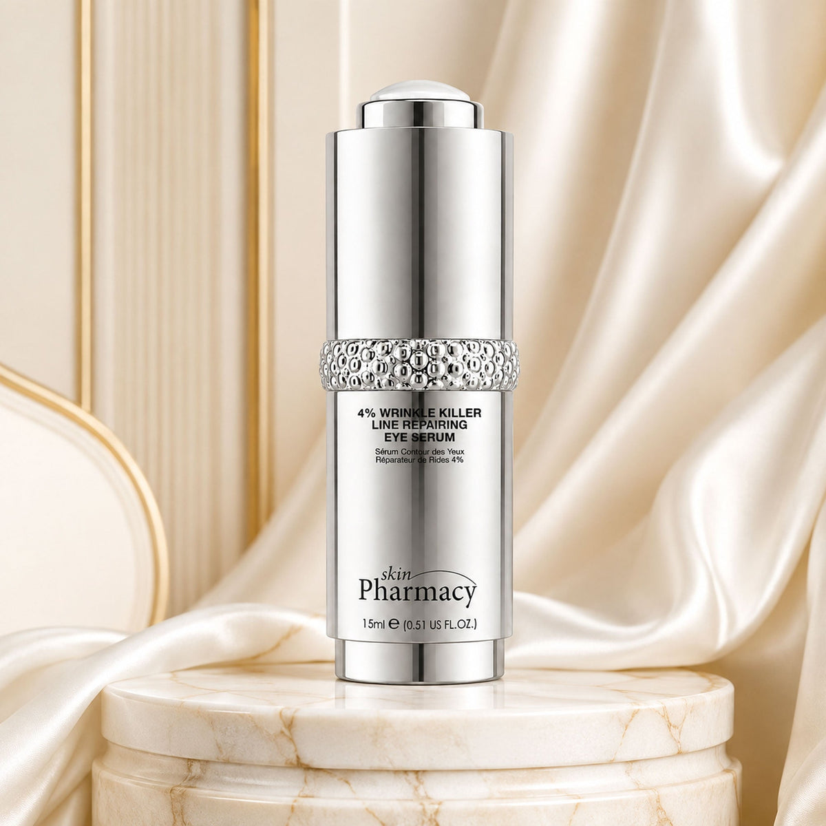 Siero contorno occhi riparatore delle rughe e antietà 4% Wrinkle Killer, 15ml