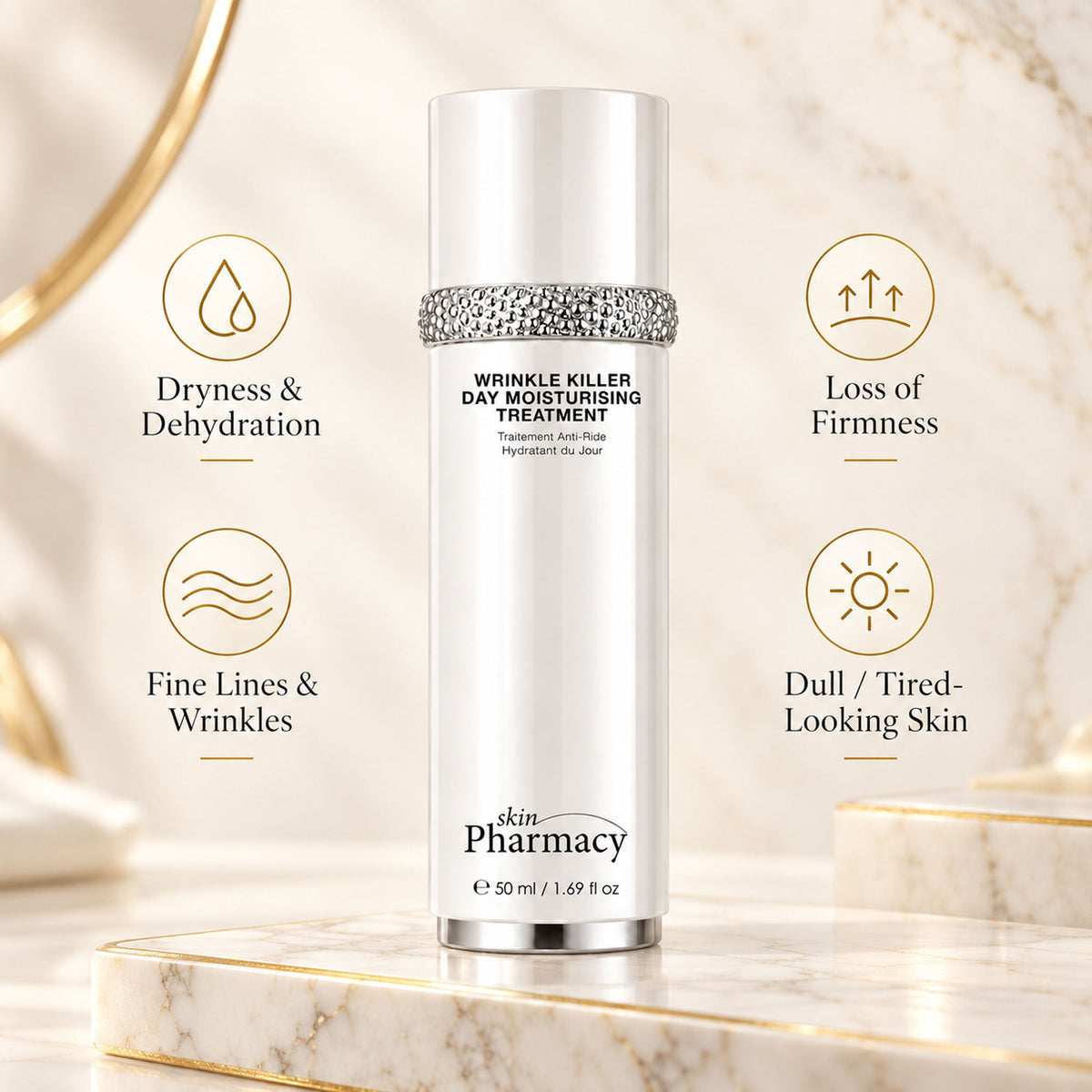 Tagespflege gegen Falten und Hautalterung, 1 % Wrinkle Killer 50ml