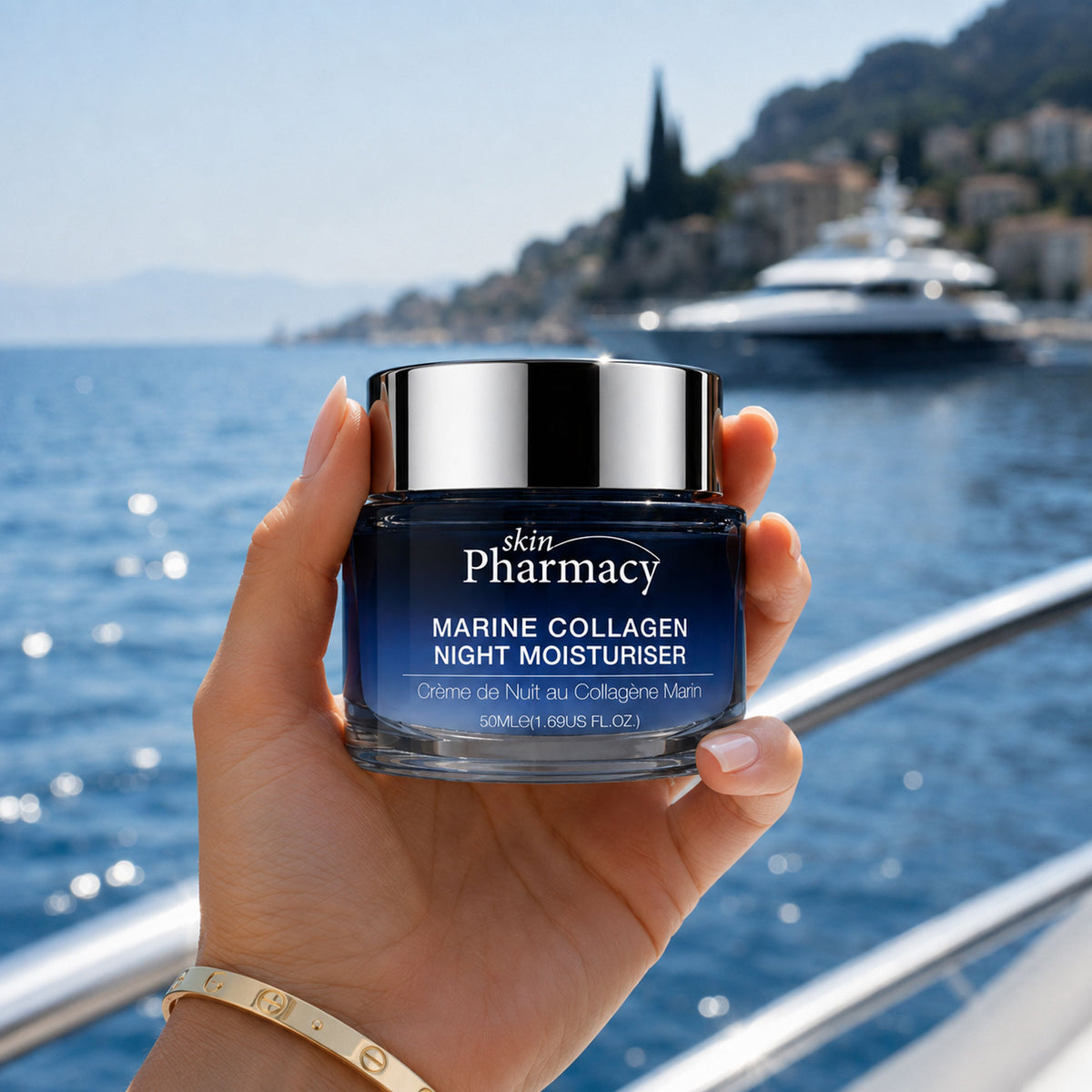 Crema idratante da notte al collagene marino 50ml