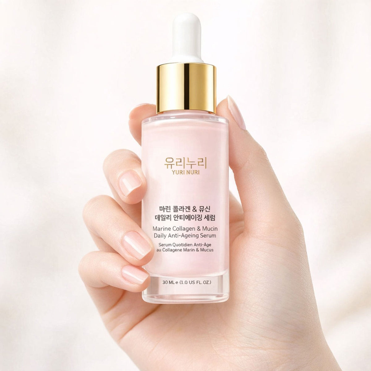Yuri Nuri 유리누리 Leuchtendes Anti-Aging-Essenz mit Muzin 30ml