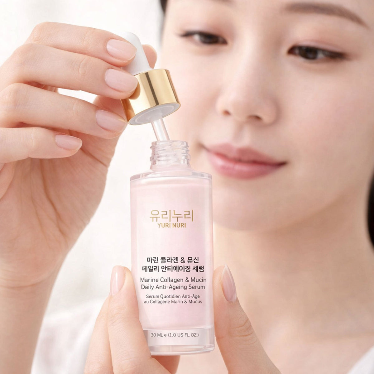 Yuri Nuri 유리누리 Leuchtendes Anti-Aging-Essenz mit Muzin 30ml
