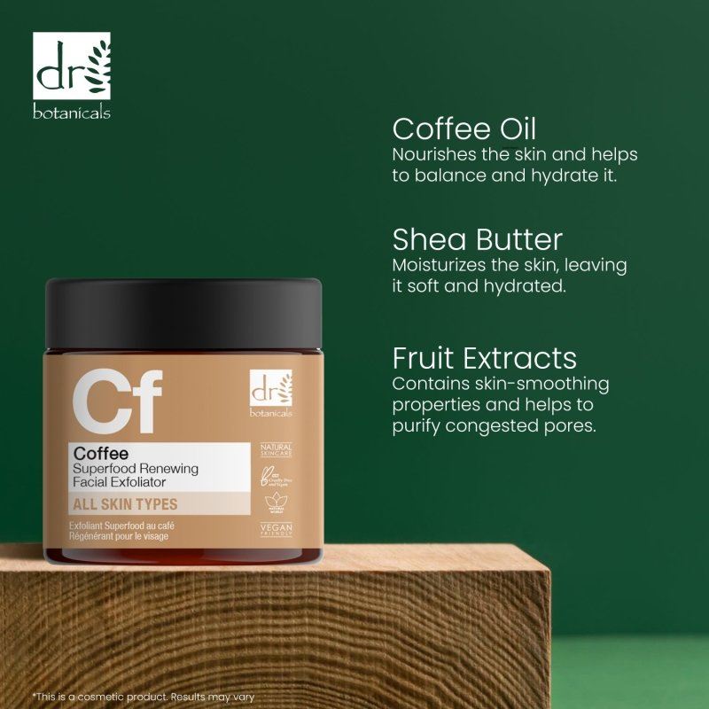 Exfoliant visage régénérant au café 60 ml