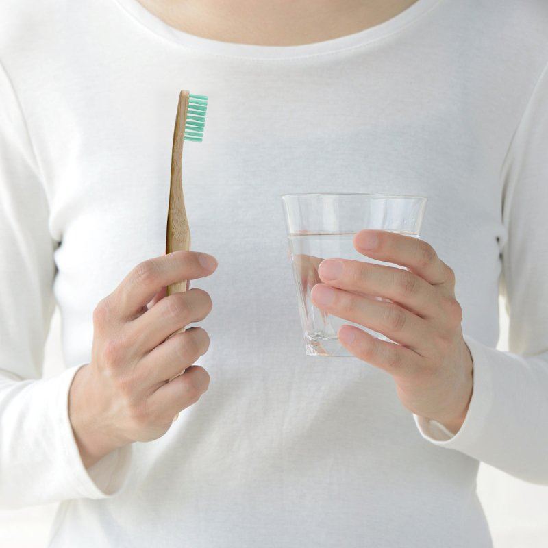 Bamboo Toothbrush Green - skinChemists