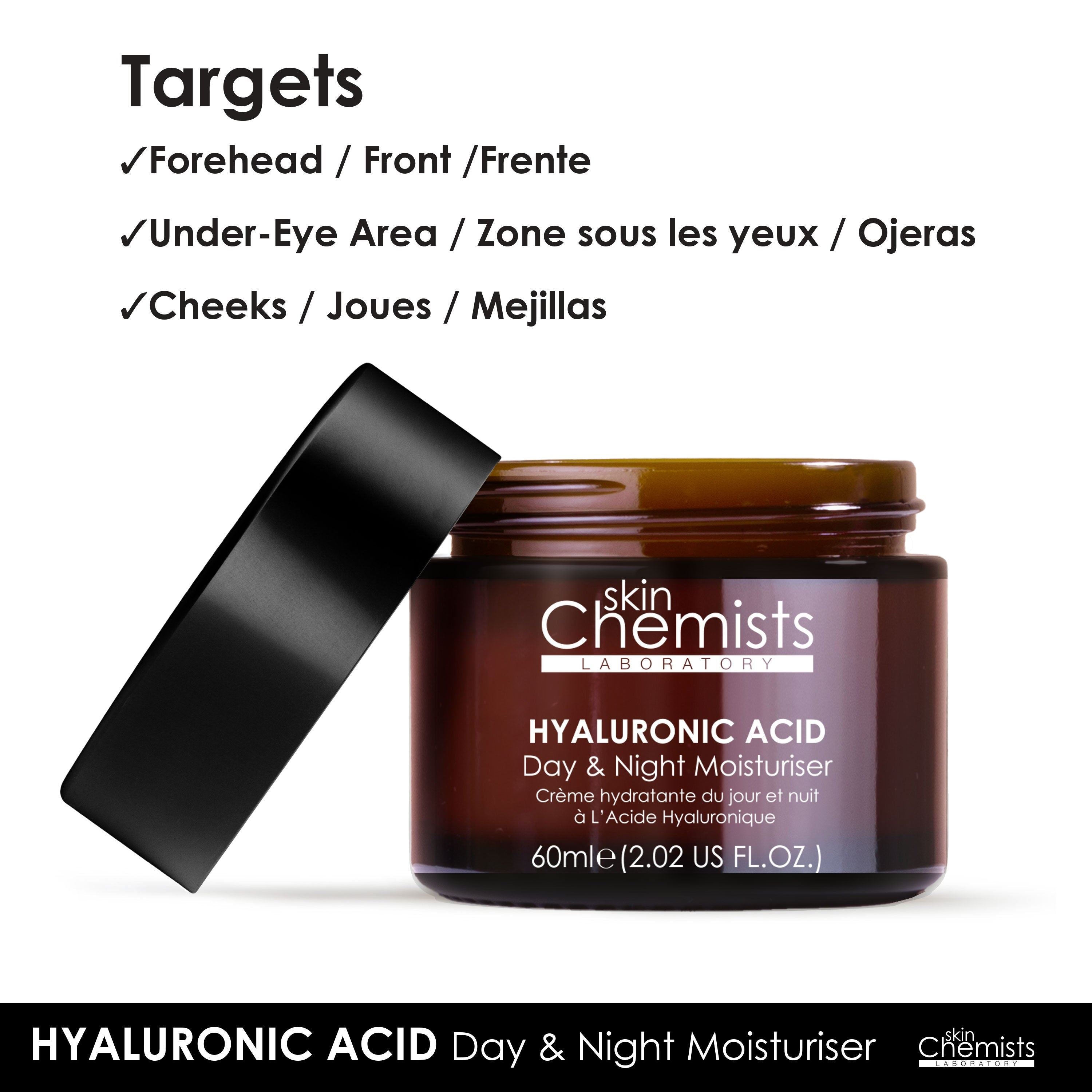 Crème de jour à l'acide hyaluronique 60 ml