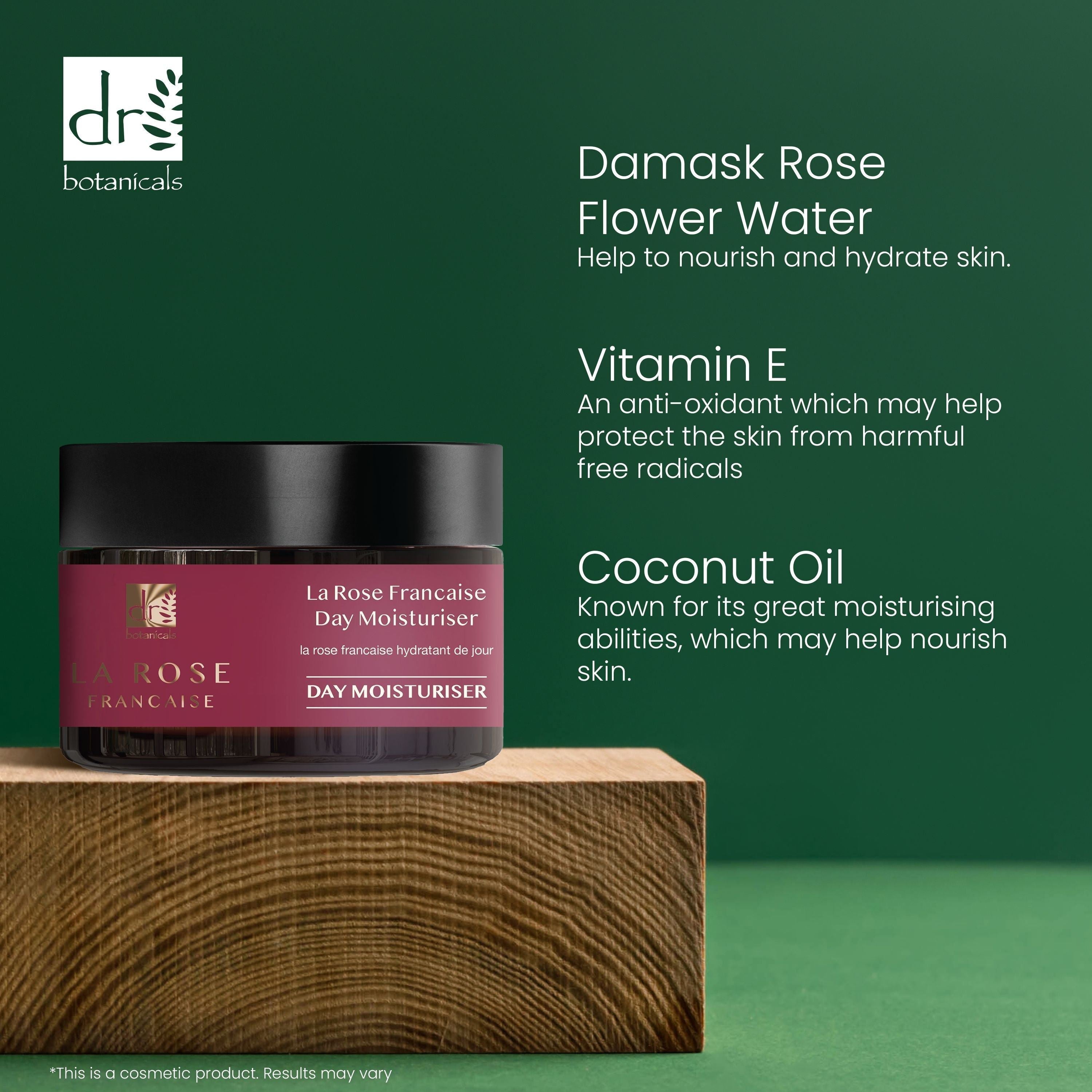 La Rose Française Day Moisturiser 50ml Twin Value Savings Pack