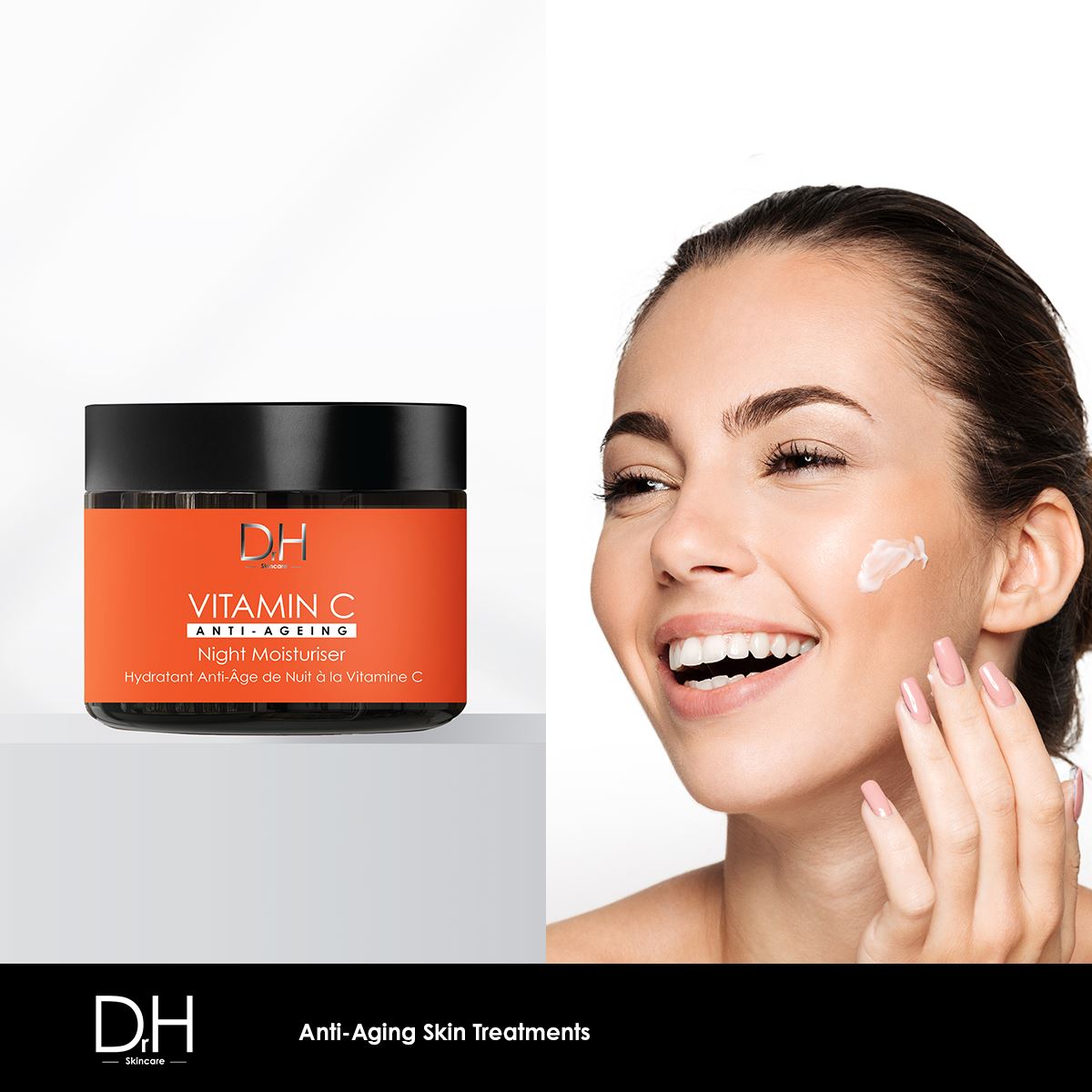 Crème de nuit anti-âge à la vitamine C 60 ml