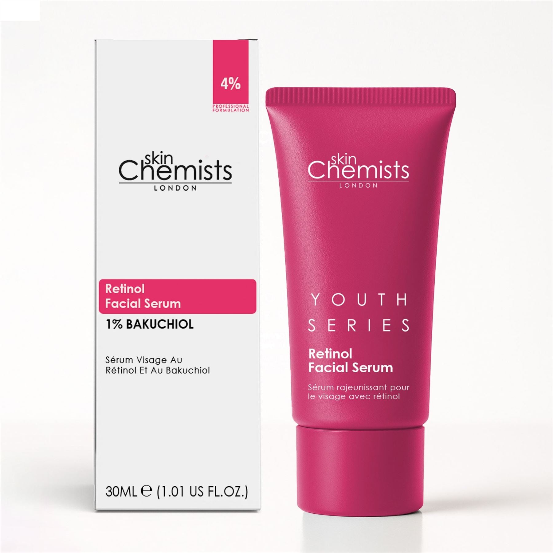 skinChemists Retinol und Bakuchiol Dual Anti-Aging Gesichtsserum 30 ml